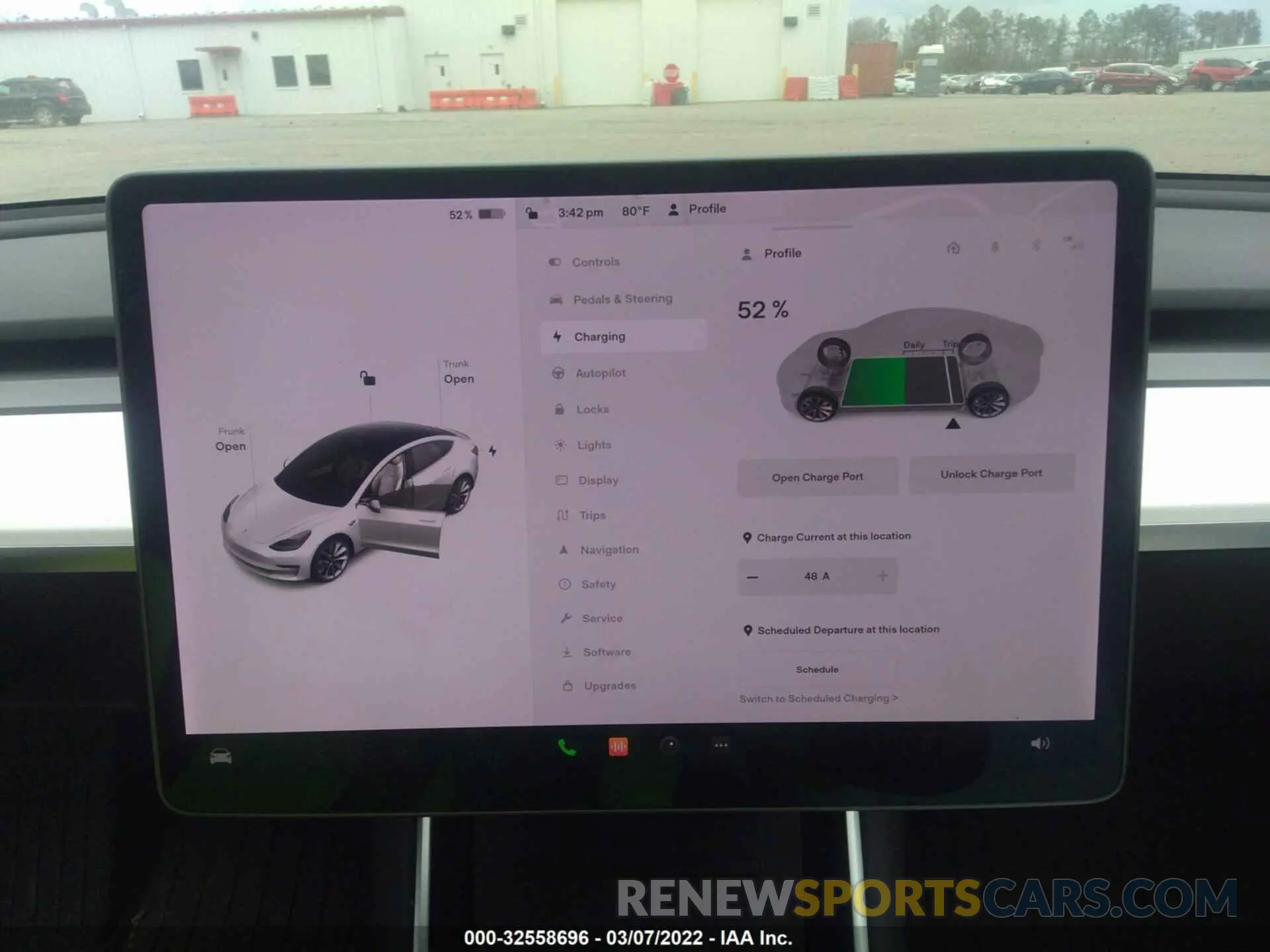7 fotografías del automóvil dañado 5YJ3E1EB4KF407337 TESLA MODEL 3 2019