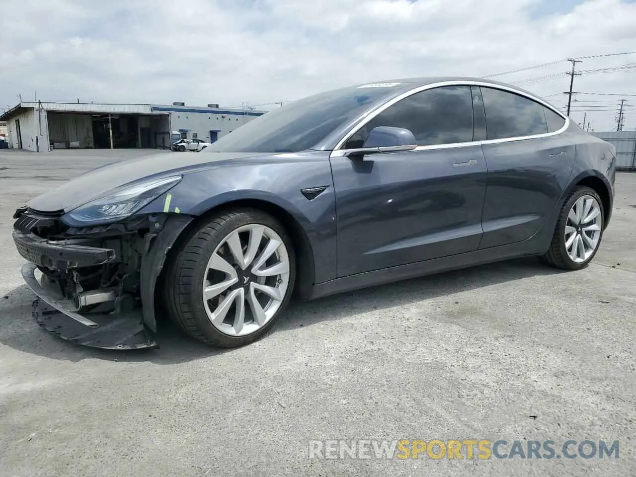 1 fotografías del automóvil dañado 5YJ3E1EB4KF437020 TESLA MODEL 3 2019