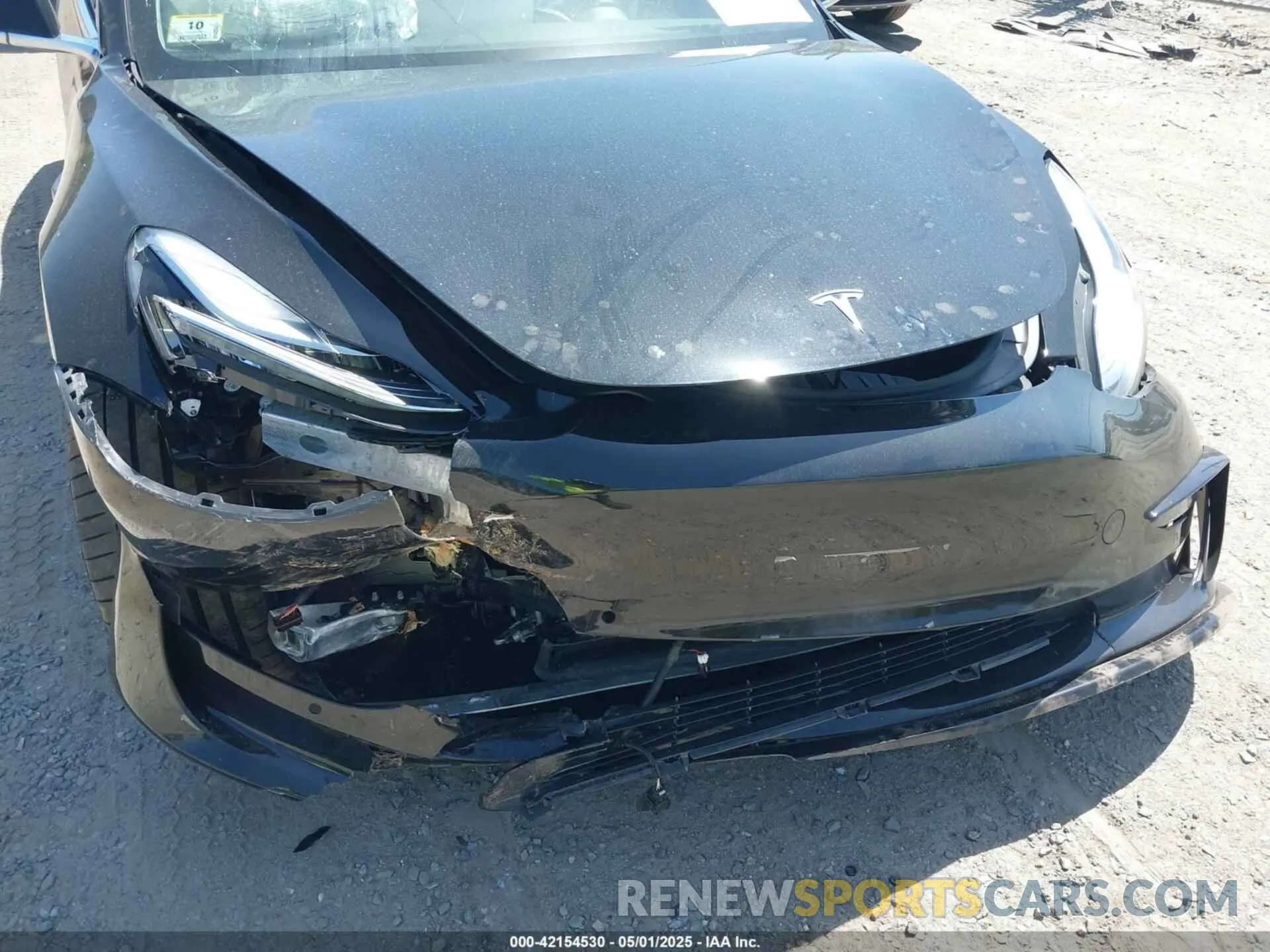6 fotografías del automóvil dañado 5YJ3E1EB4KF438846 TESLA MODEL 3 2019