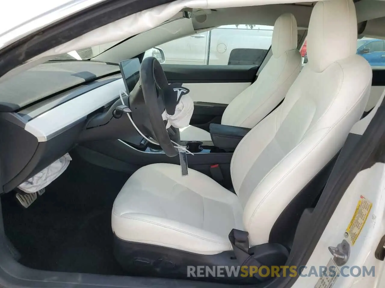 7 fotografías del automóvil dañado 5YJ3E1EB4KF469711 TESLA MODEL 3 2019