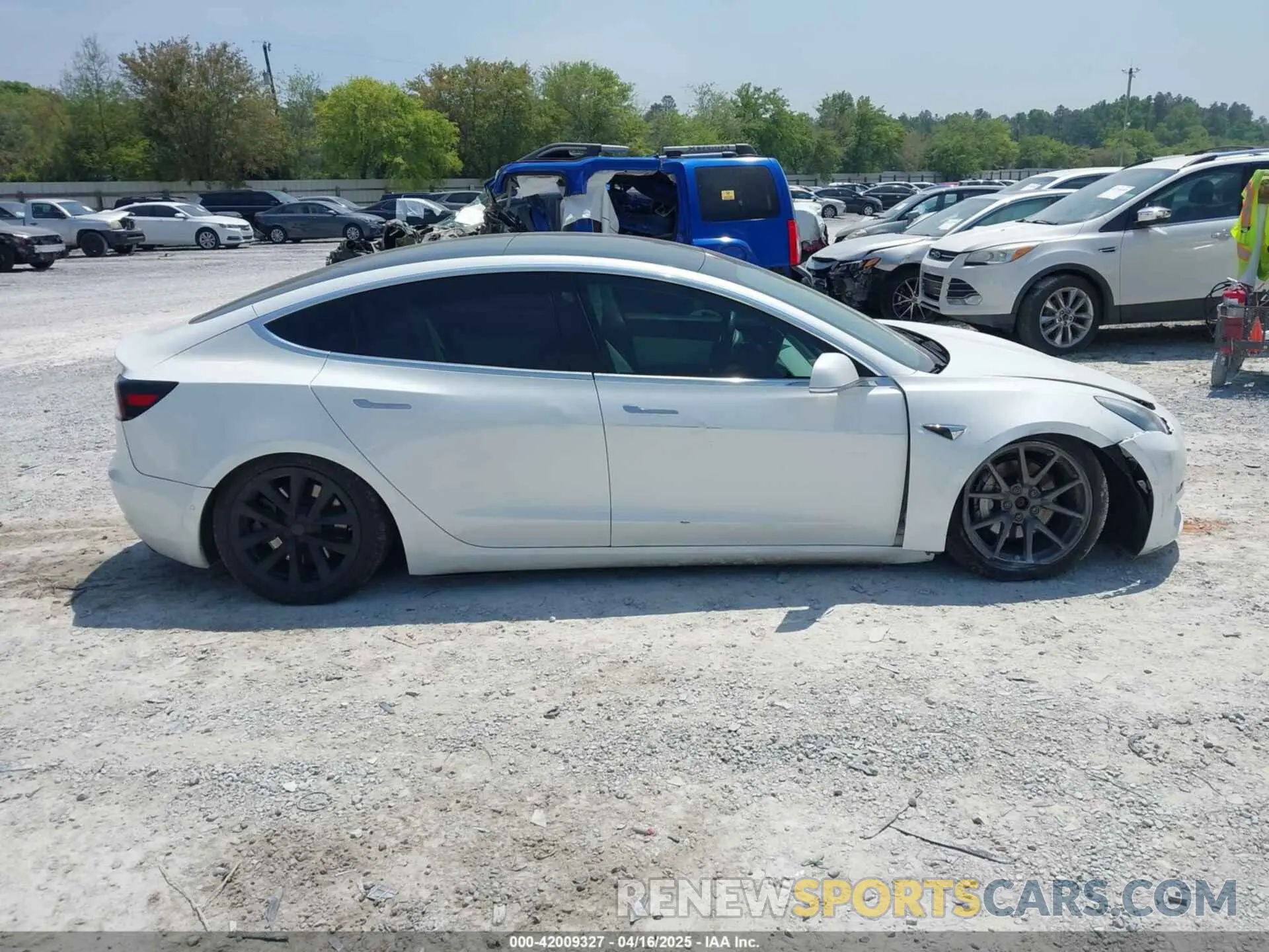 13 fotografías del automóvil dañado 5YJ3E1EB4KF494432 TESLA MODEL 3 2019
