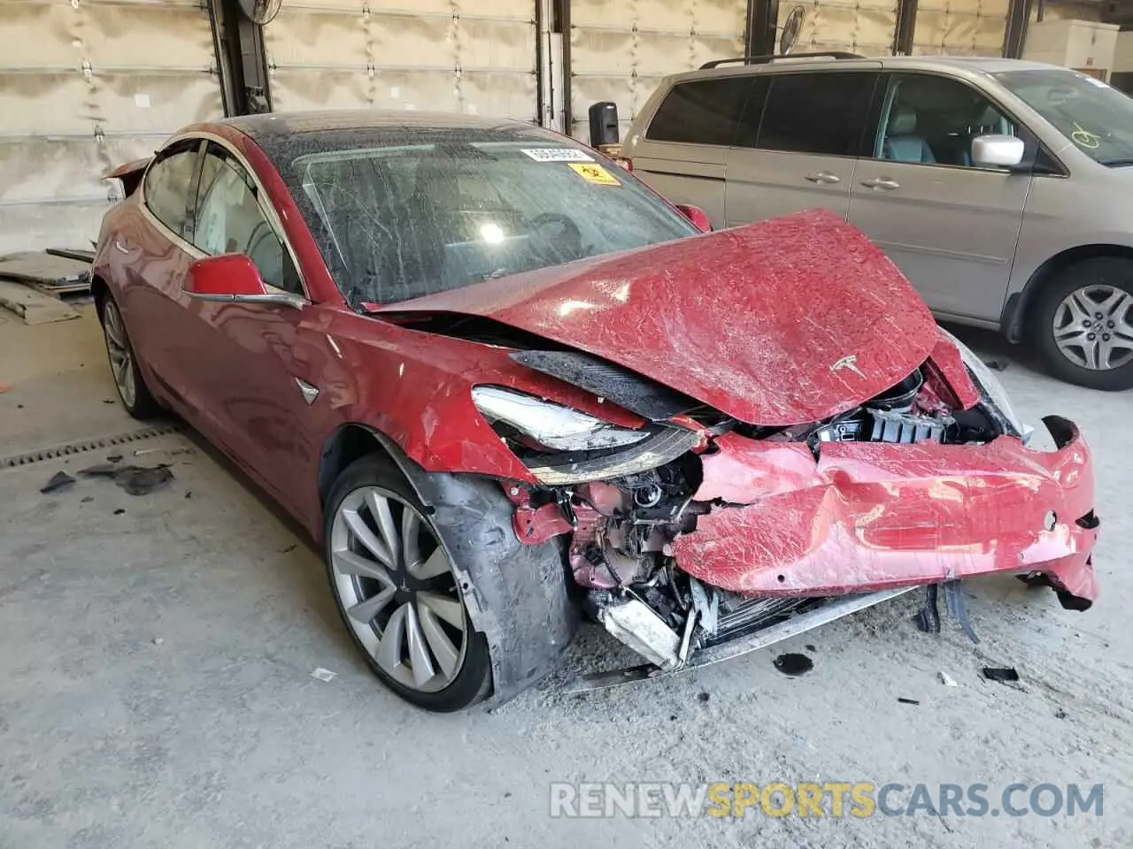 1 fotografías del automóvil dañado 5YJ3E1EB5KF194558 TESLA MODEL 3 2019