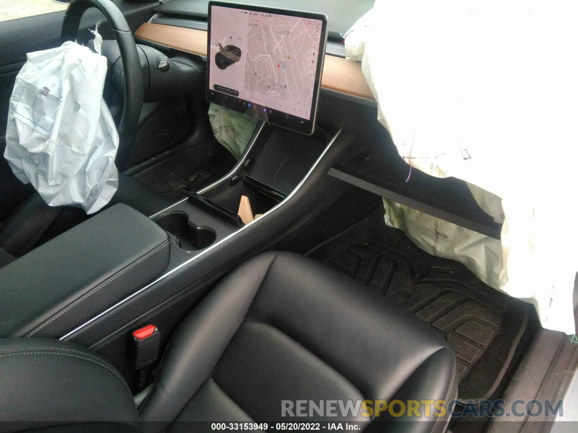 5 fotografías del automóvil dañado 5YJ3E1EB5KF197153 TESLA MODEL 3 2019