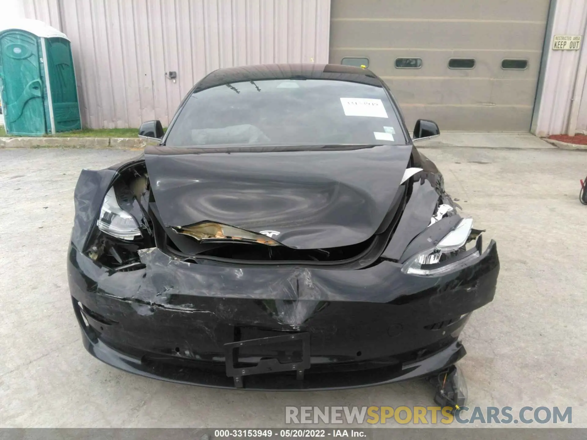 6 fotografías del automóvil dañado 5YJ3E1EB5KF197153 TESLA MODEL 3 2019