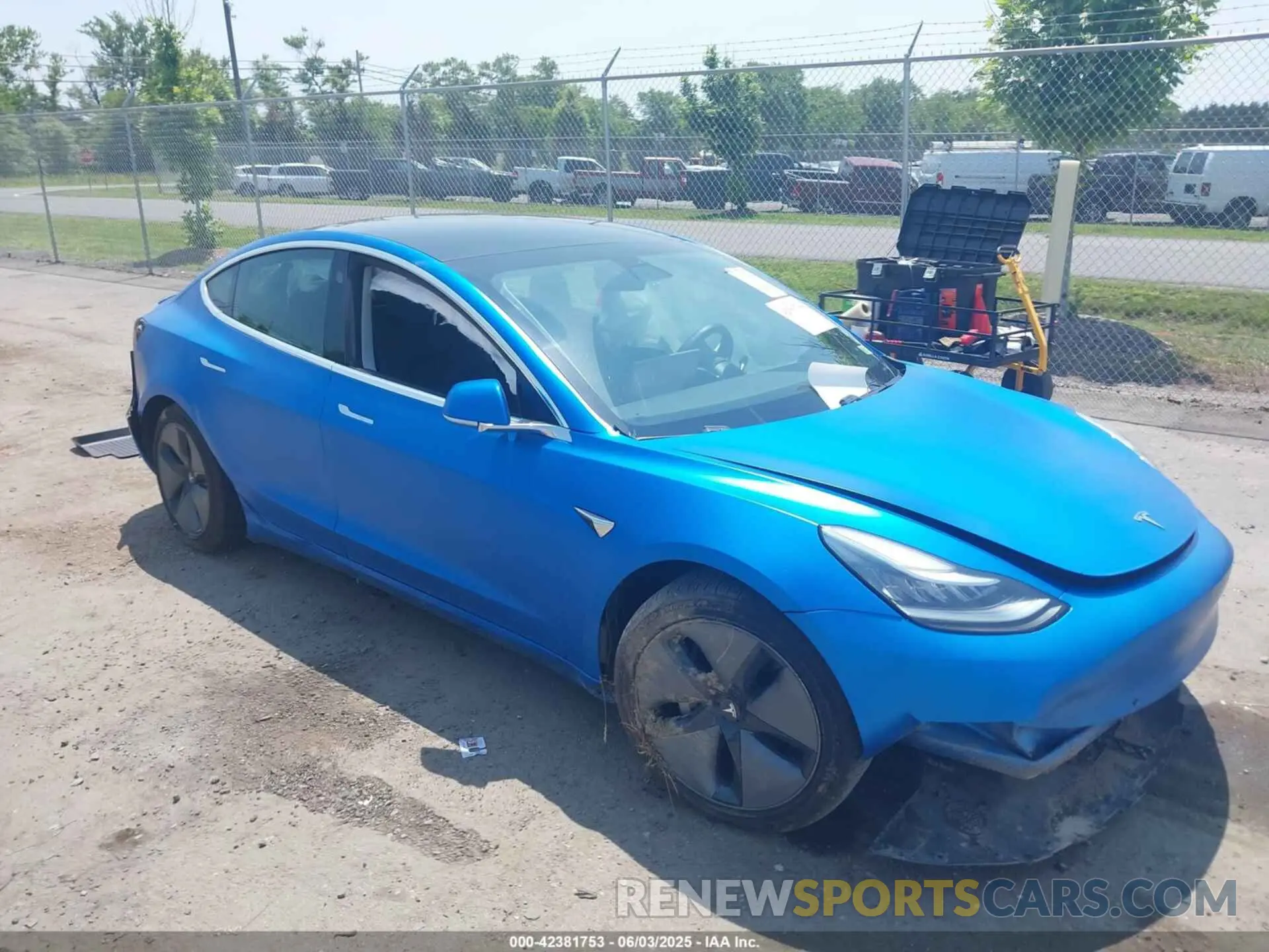 1 fotografías del automóvil dañado 5YJ3E1EB5KF208748 TESLA MODEL 3 2019