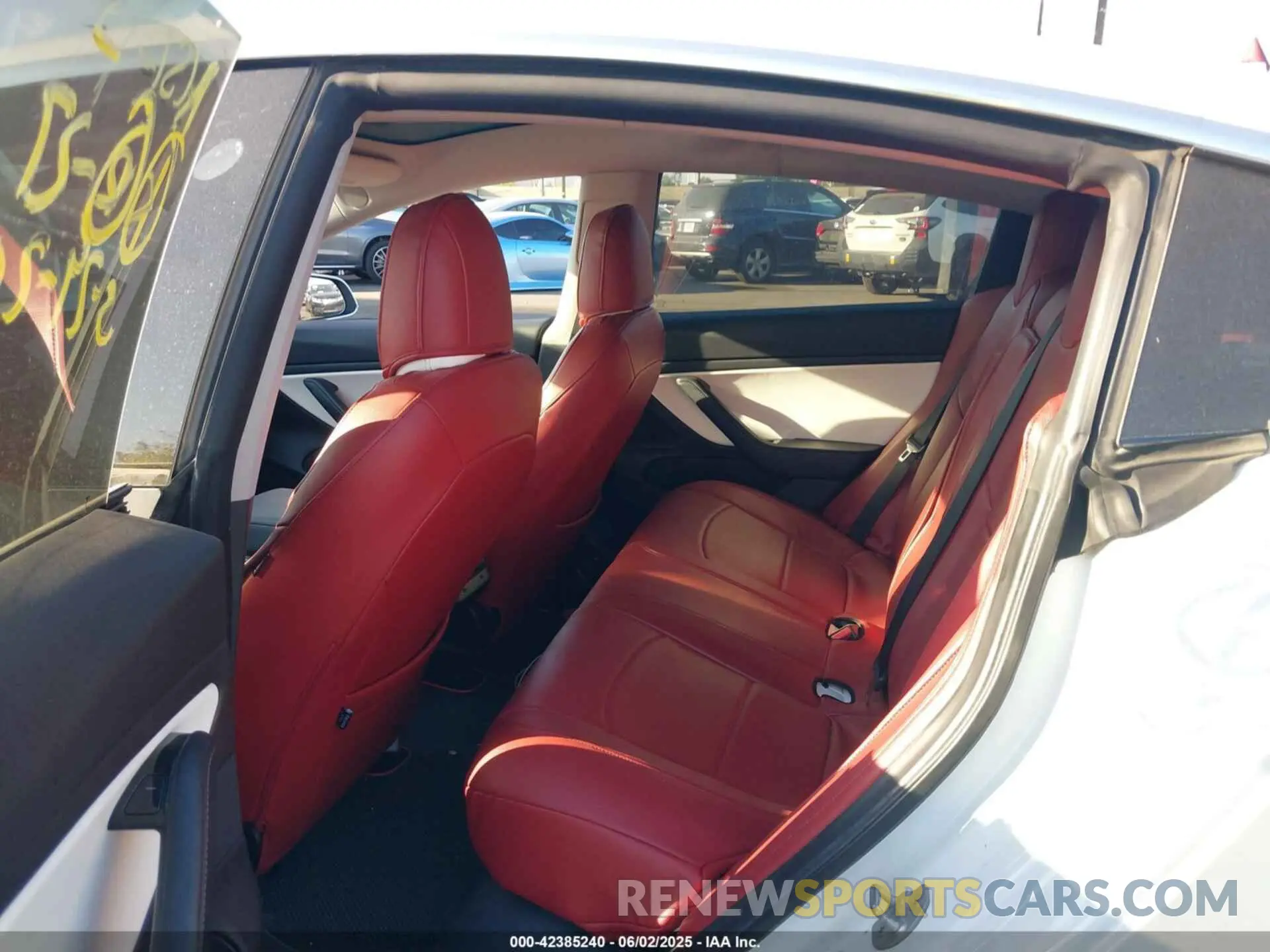 8 fotografías del automóvil dañado 5YJ3E1EB5KF213576 TESLA MODEL 3 2019