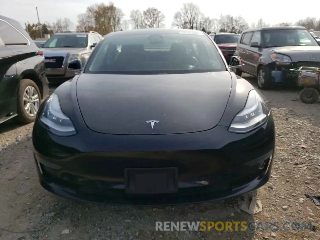 5 fotografías del automóvil dañado 5YJ3E1EB5KF361307 TESLA MODEL 3 2019