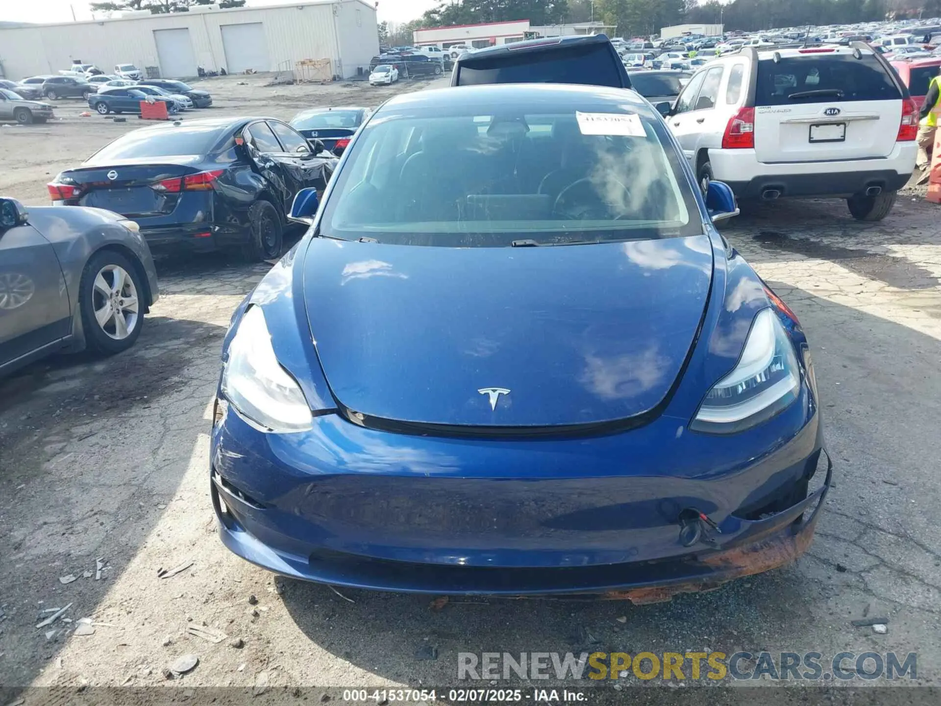 11 fotografías del automóvil dañado 5YJ3E1EB5KF365471 TESLA MODEL 3 2019