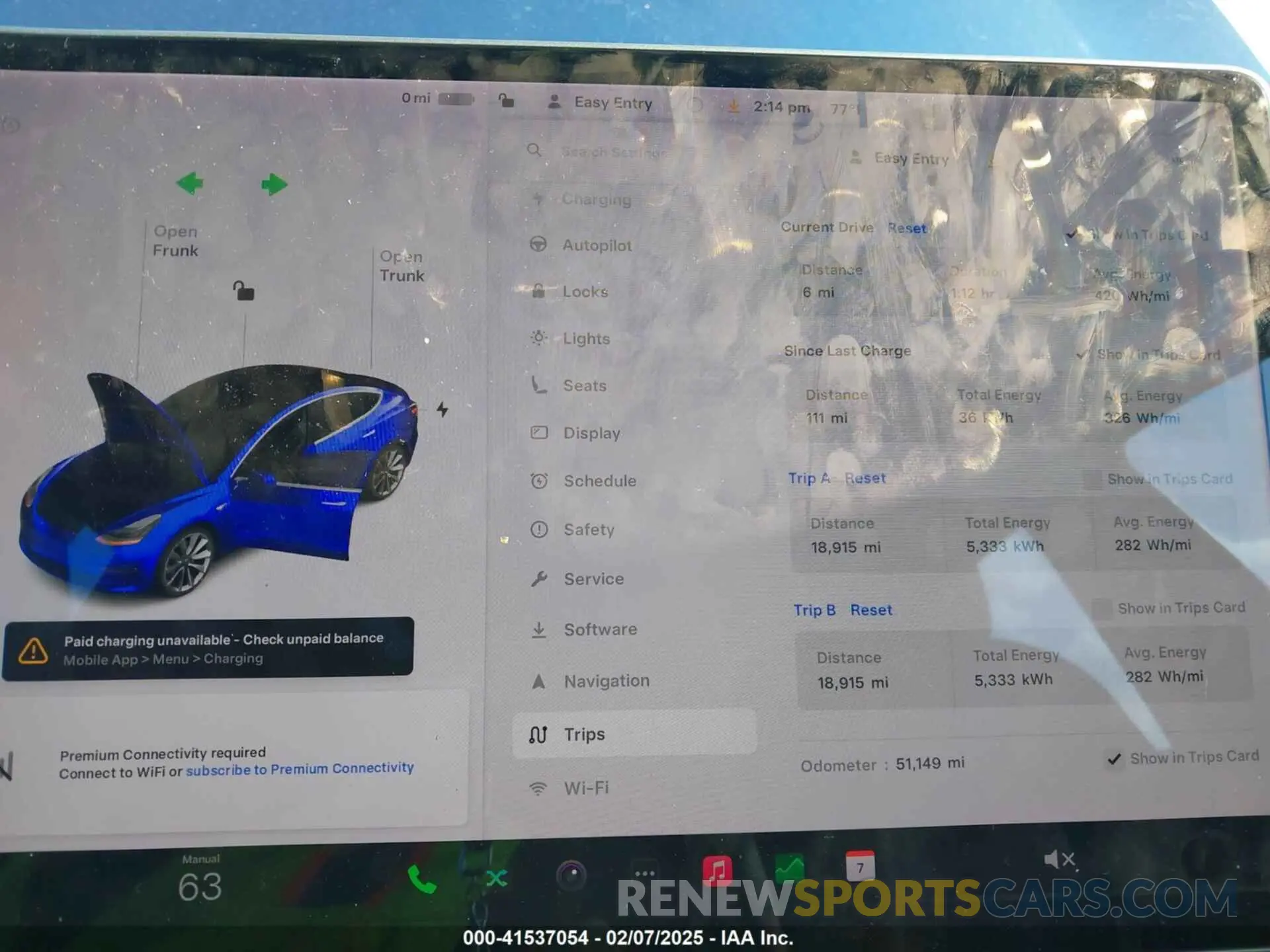 7 fotografías del automóvil dañado 5YJ3E1EB5KF365471 TESLA MODEL 3 2019