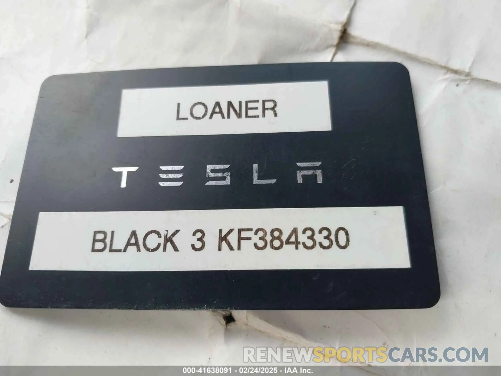 11 fotografías del automóvil dañado 5YJ3E1EB5KF384330 TESLA MODEL 3 2019