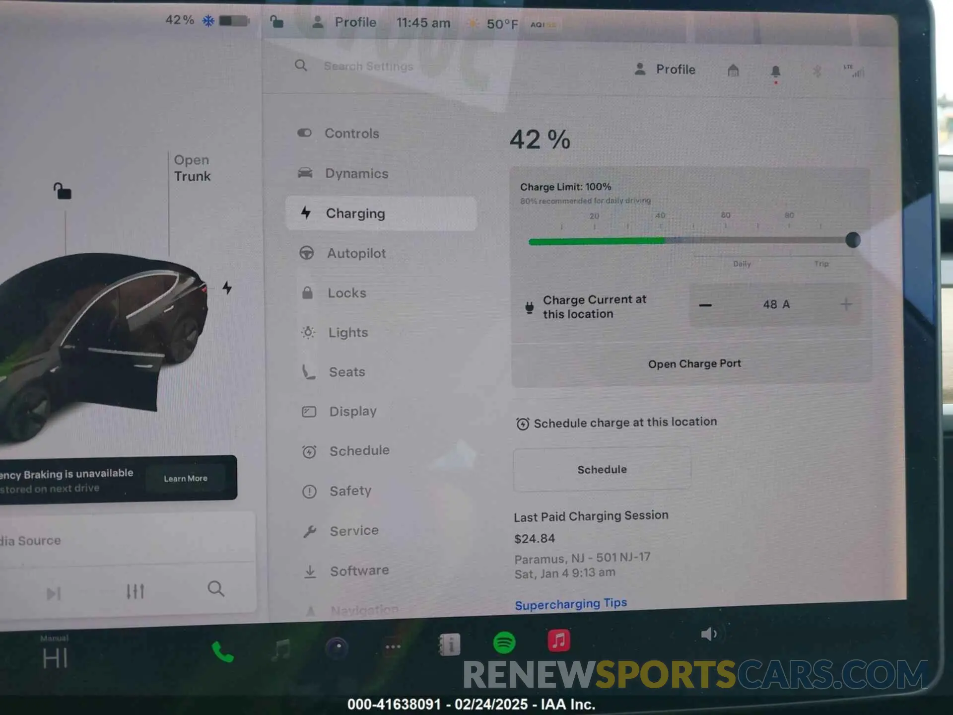 18 fotografías del automóvil dañado 5YJ3E1EB5KF384330 TESLA MODEL 3 2019