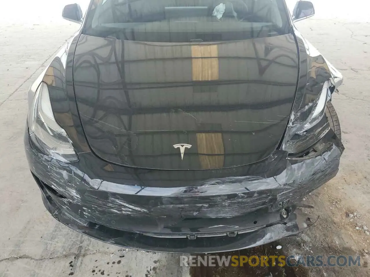 12 fotografías del automóvil dañado 5YJ3E1EB5KF434594 TESLA MODEL 3 2019
