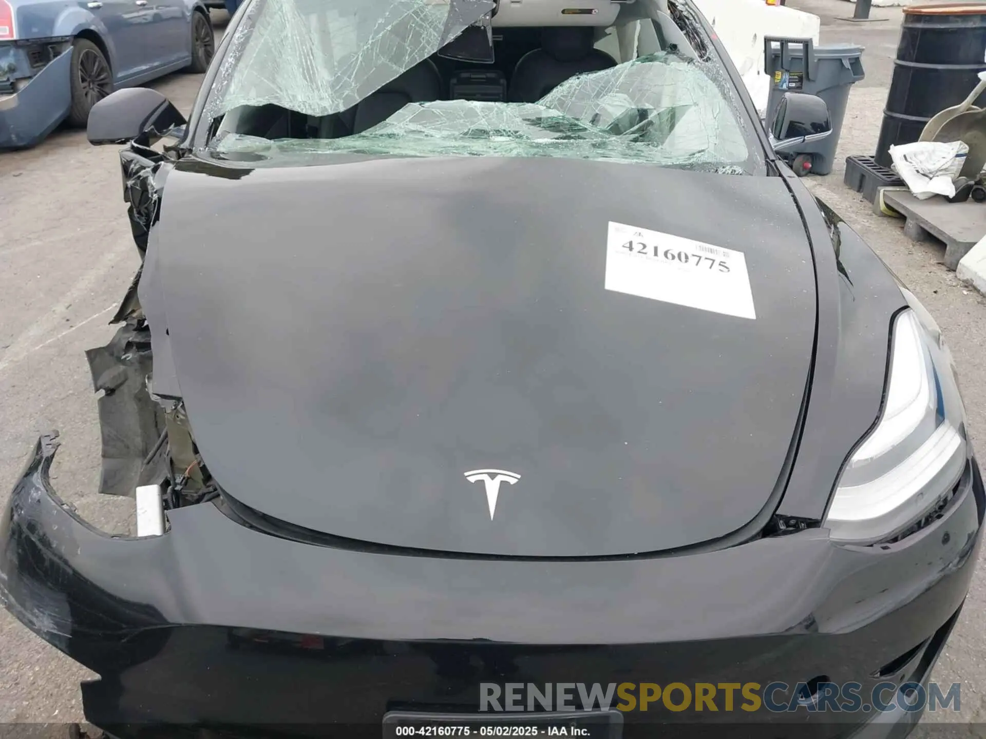 10 fotografías del automóvil dañado 5YJ3E1EB5KF434613 TESLA MODEL 3 2019
