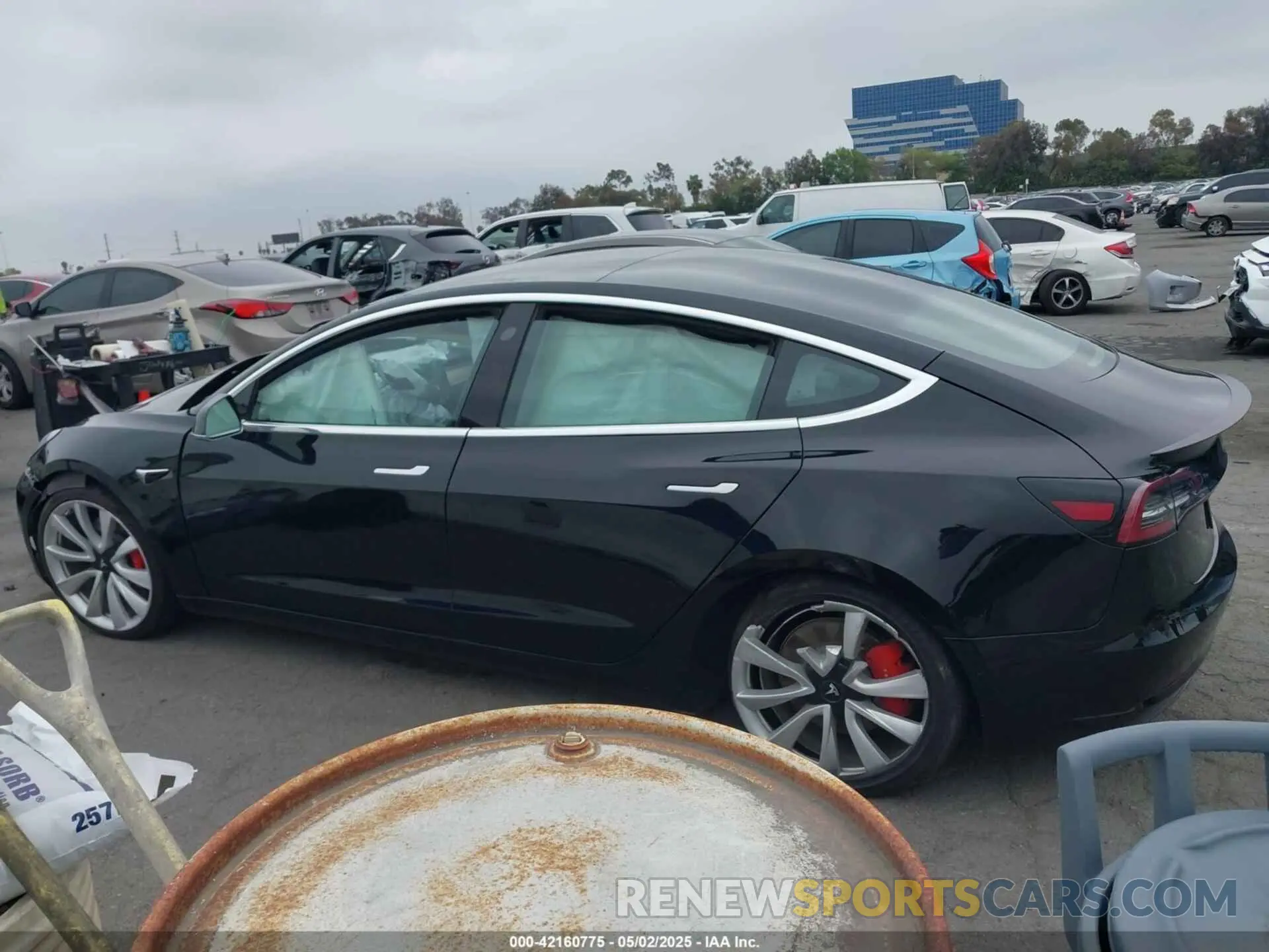 14 fotografías del automóvil dañado 5YJ3E1EB5KF434613 TESLA MODEL 3 2019