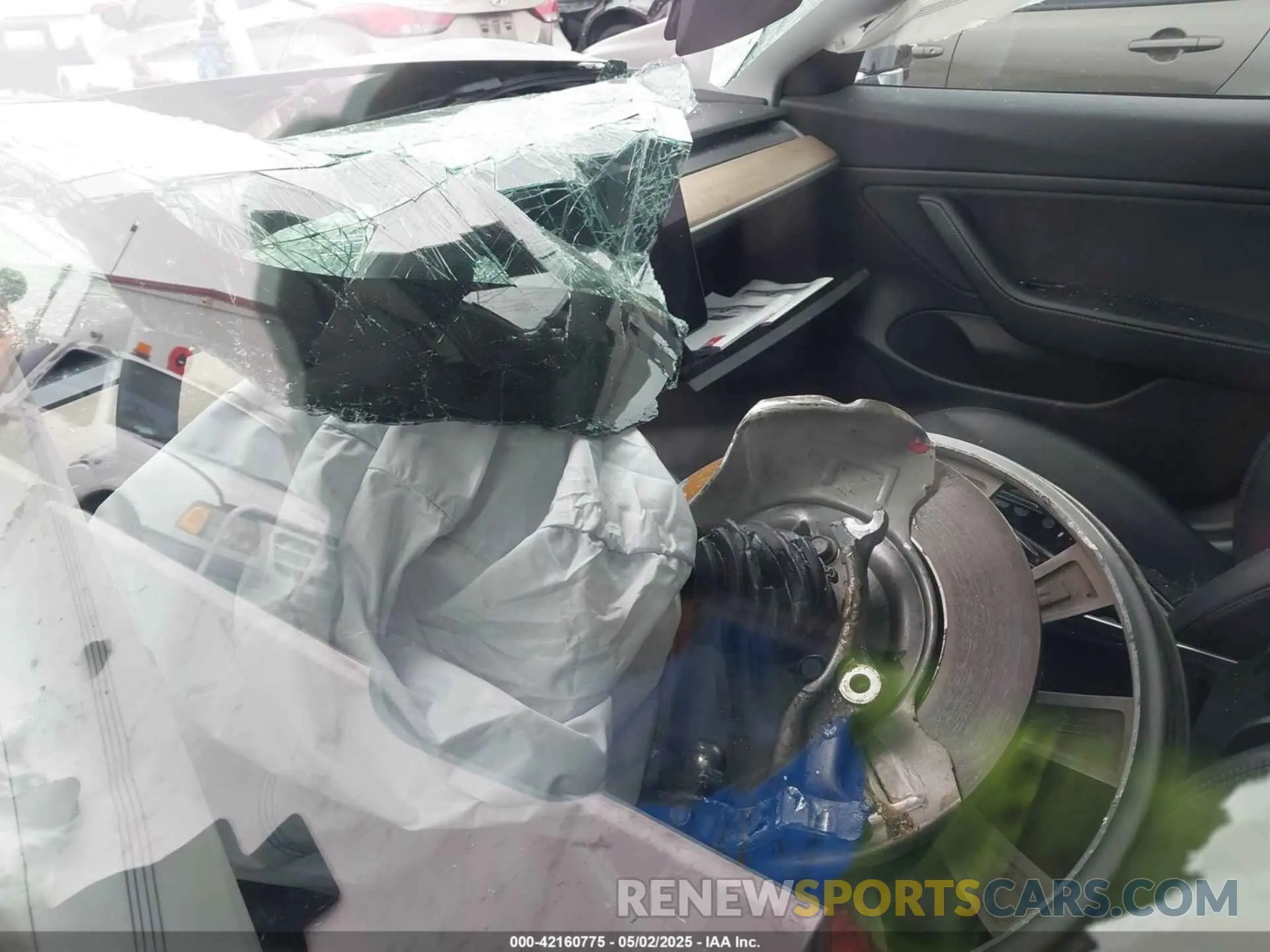 17 fotografías del automóvil dañado 5YJ3E1EB5KF434613 TESLA MODEL 3 2019