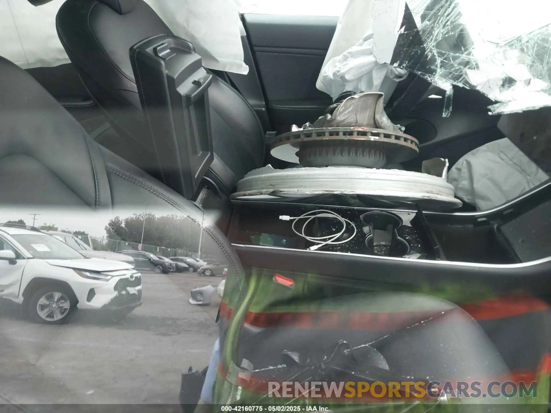5 fotografías del automóvil dañado 5YJ3E1EB5KF434613 TESLA MODEL 3 2019