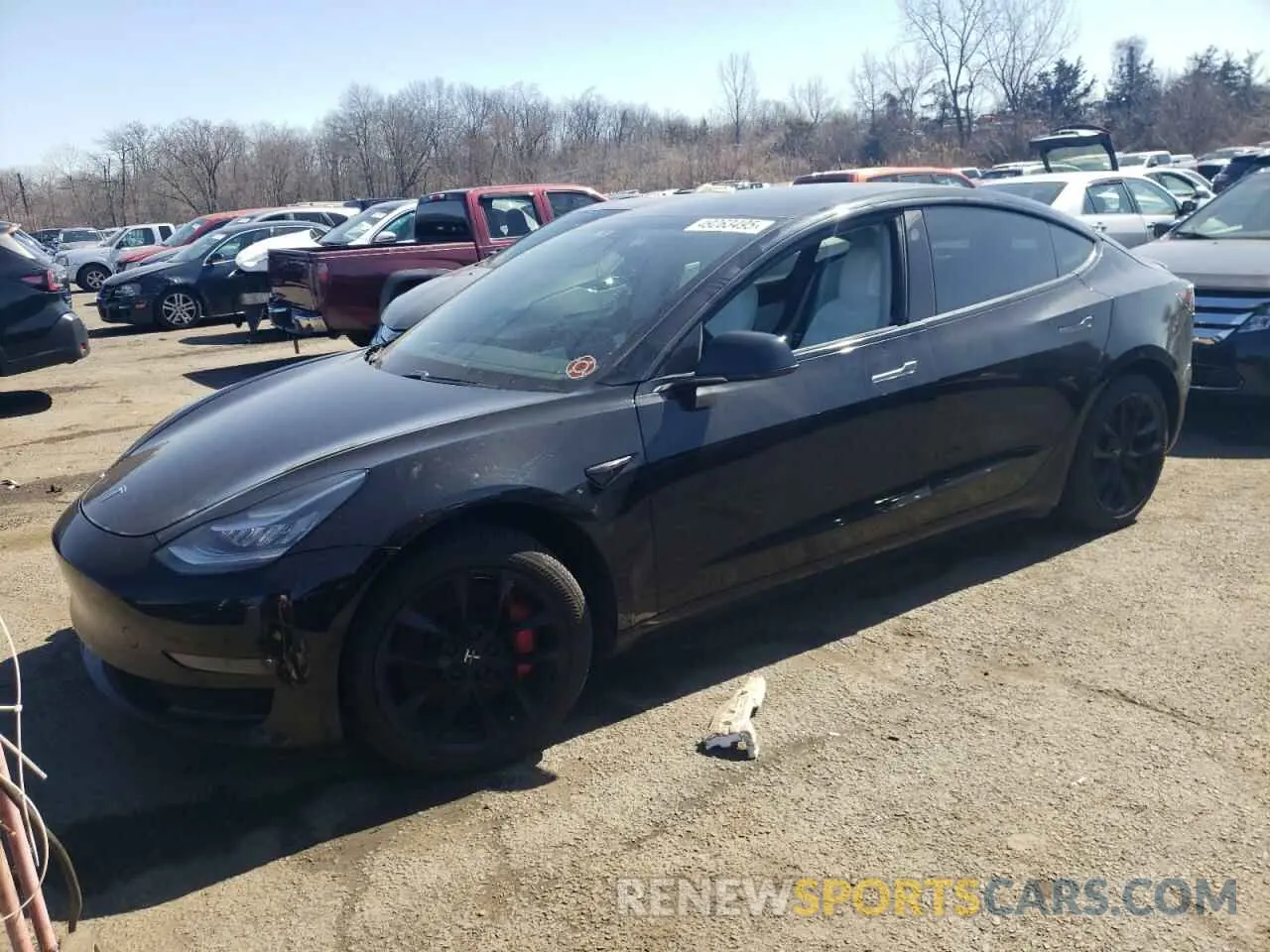 1 fotografías del automóvil dañado 5YJ3E1EB5KF440749 TESLA MODEL 3 2019