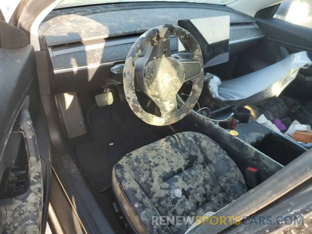 8 fotografías del automóvil dañado 5YJ3E1EB5KF452142 TESLA MODEL 3 2019