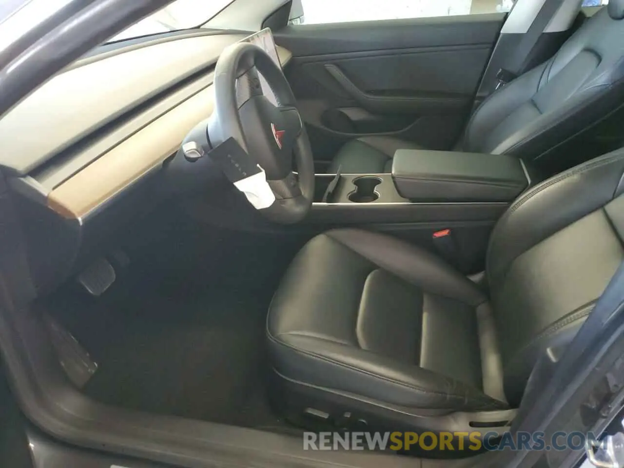 7 fotografías del automóvil dañado 5YJ3E1EB5KF453064 TESLA MODEL 3 2019