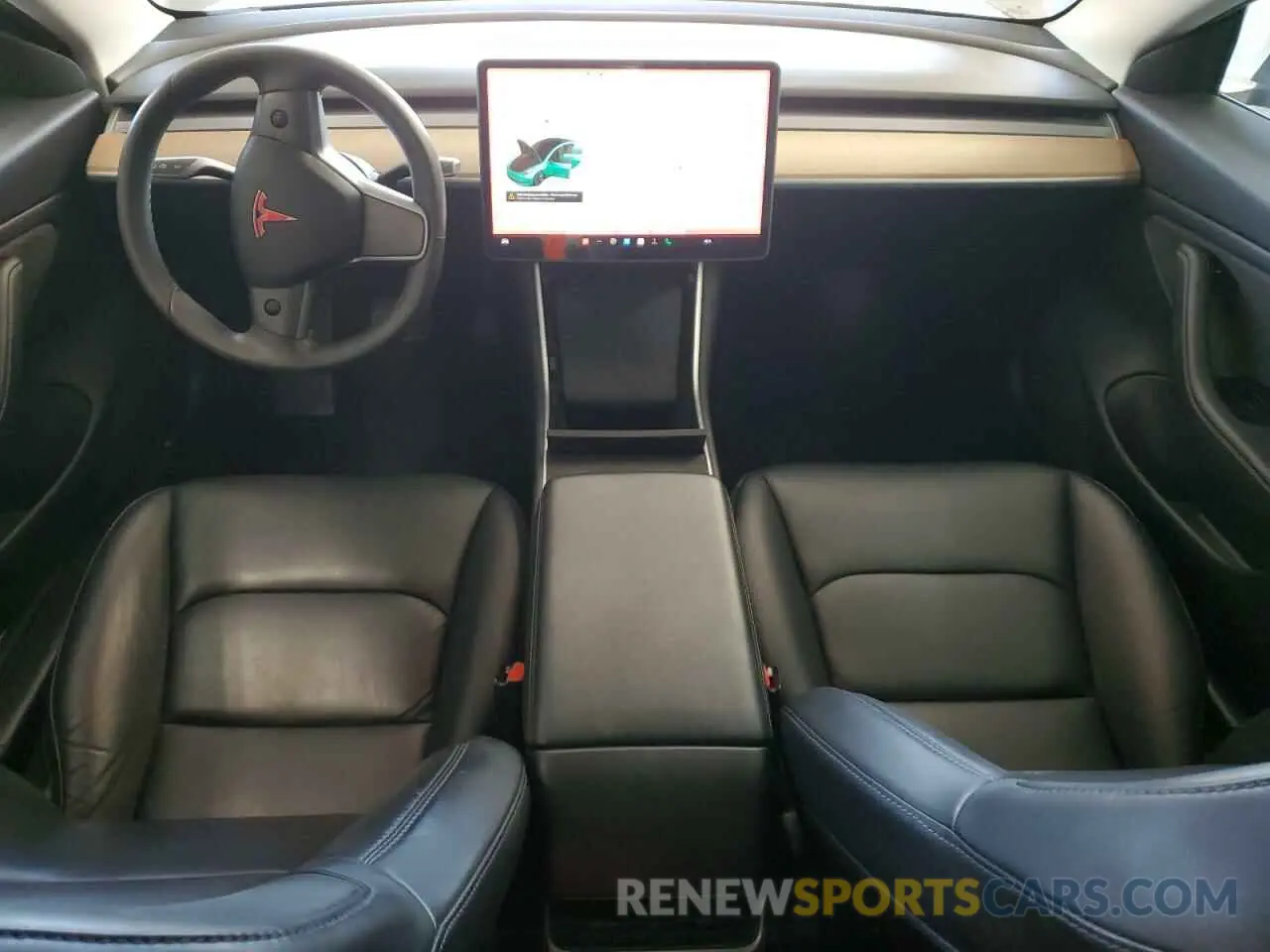 8 fotografías del automóvil dañado 5YJ3E1EB5KF453064 TESLA MODEL 3 2019