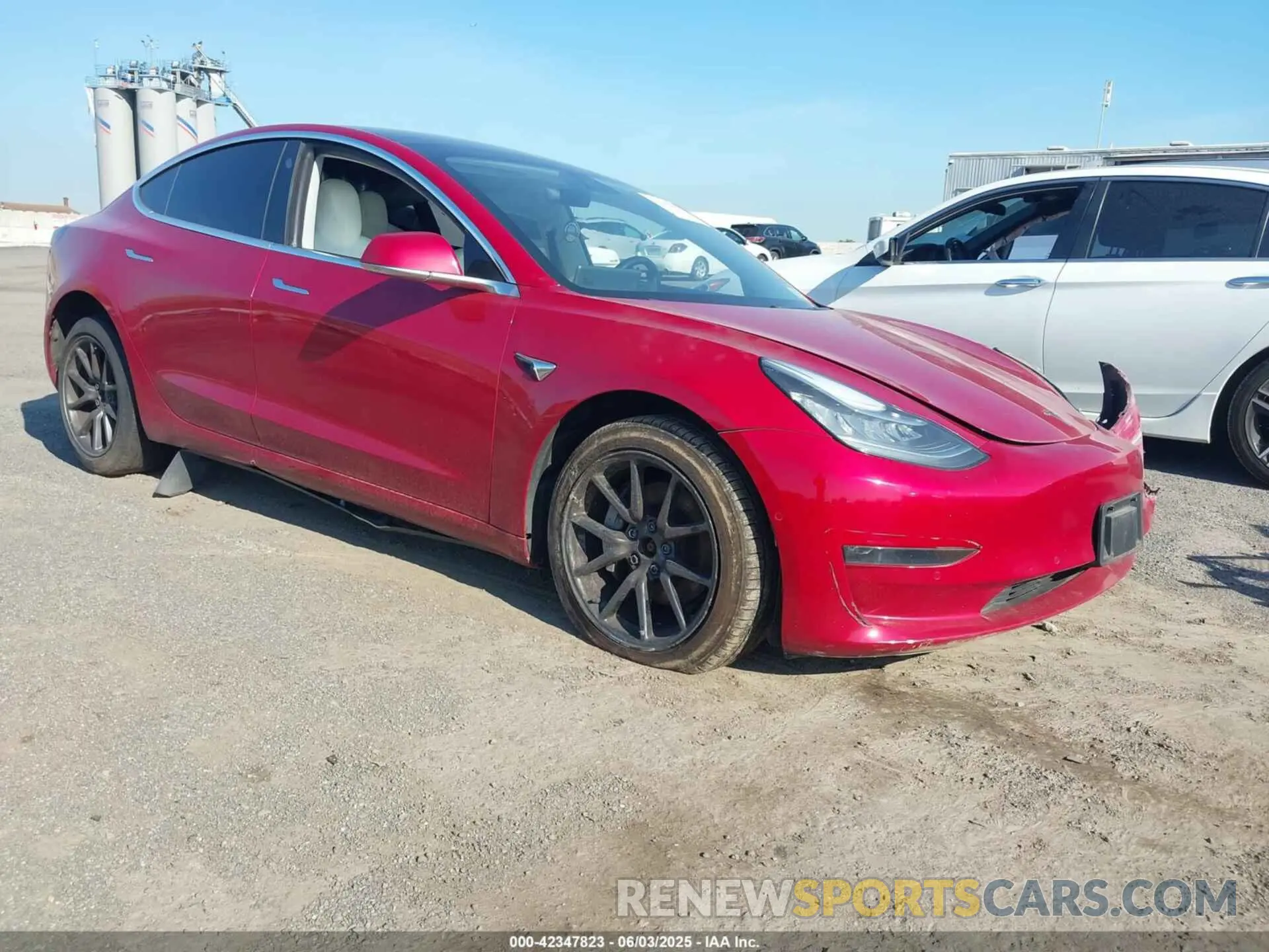 1 fotografías del automóvil dañado 5YJ3E1EB5KF454456 TESLA MODEL 3 2019