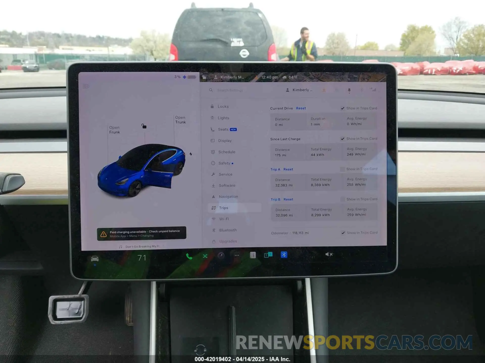 18 fotografías del automóvil dañado 5YJ3E1EB5KF497582 TESLA MODEL 3 2019
