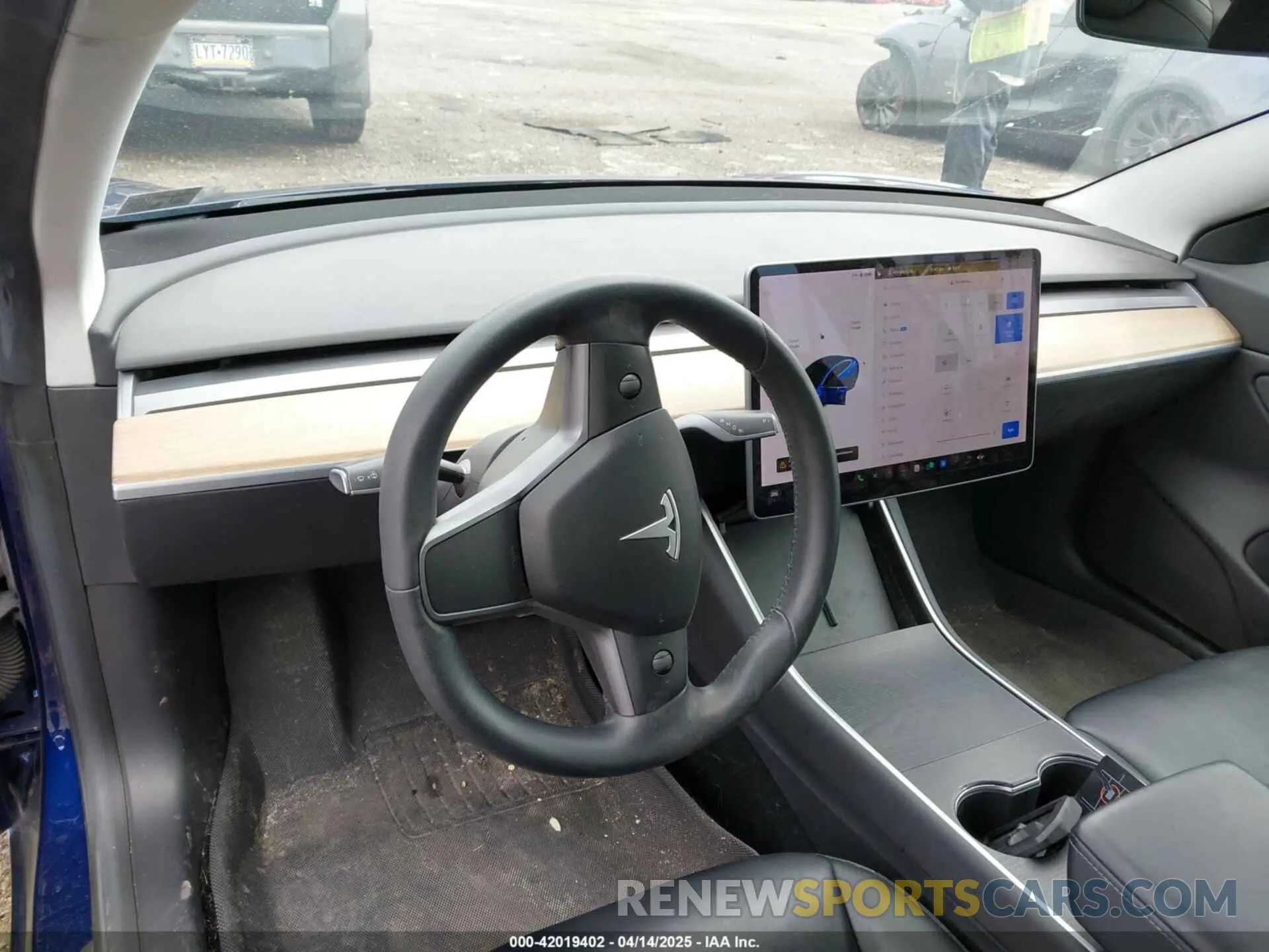 19 fotografías del automóvil dañado 5YJ3E1EB5KF497582 TESLA MODEL 3 2019