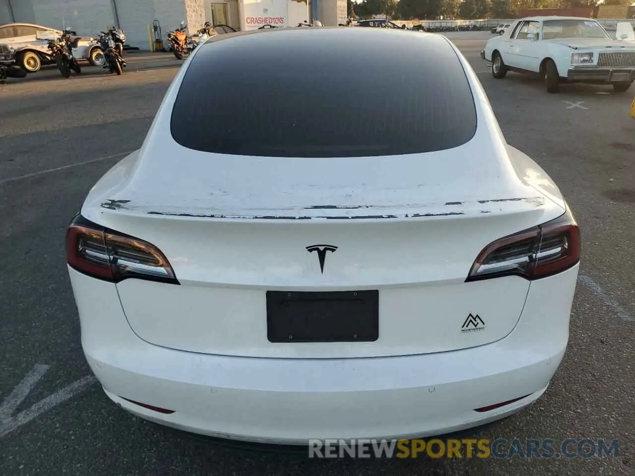 6 fotografías del automóvil dañado 5YJ3E1EB5KF514476 TESLA MODEL 3 2019