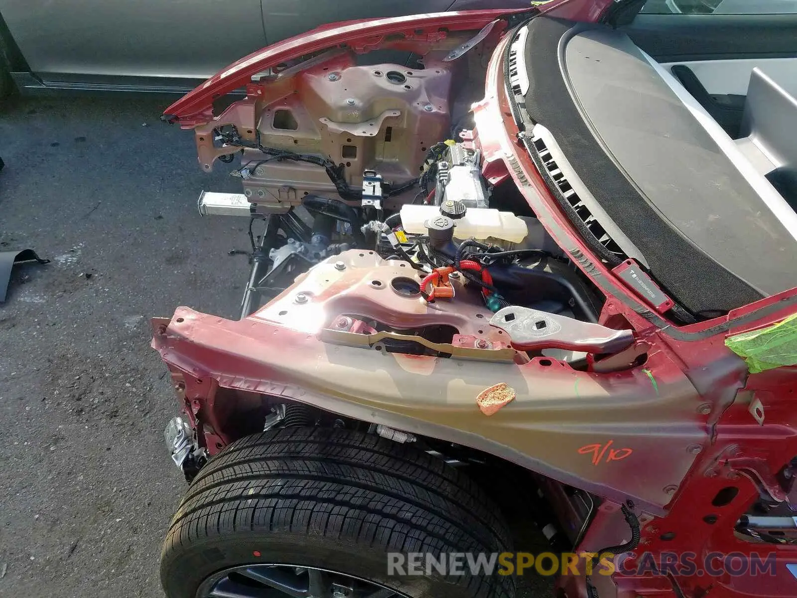 9 fotografías del automóvil dañado 5YJ3E1EB5KF533593 TESLA MODEL 3 2019