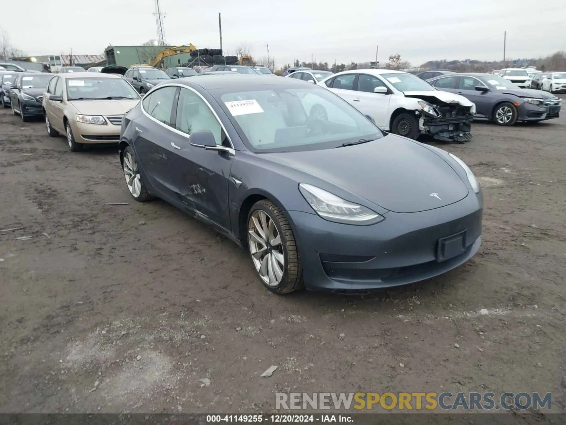 1 fotografías del automóvil dañado 5YJ3E1EB5KF533660 TESLA MODEL 3 2019