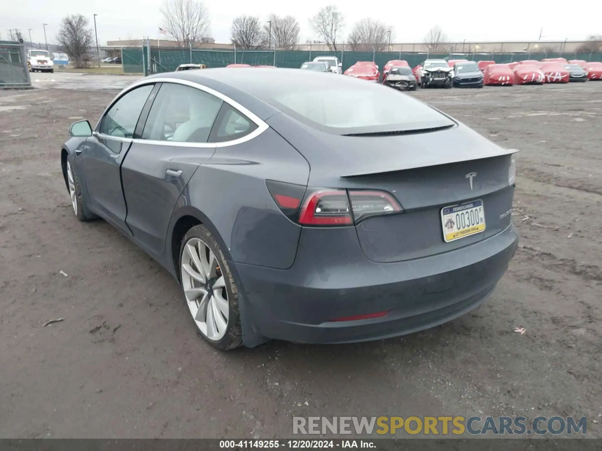 3 fotografías del automóvil dañado 5YJ3E1EB5KF533660 TESLA MODEL 3 2019