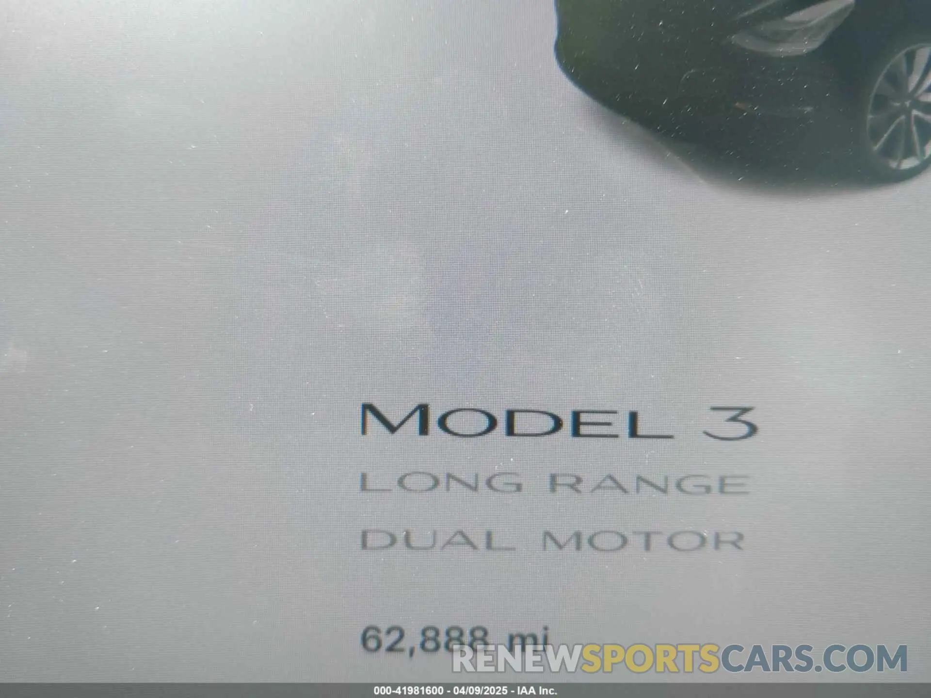 15 fotografías del automóvil dañado 5YJ3E1EB6KF192477 TESLA MODEL 3 2019