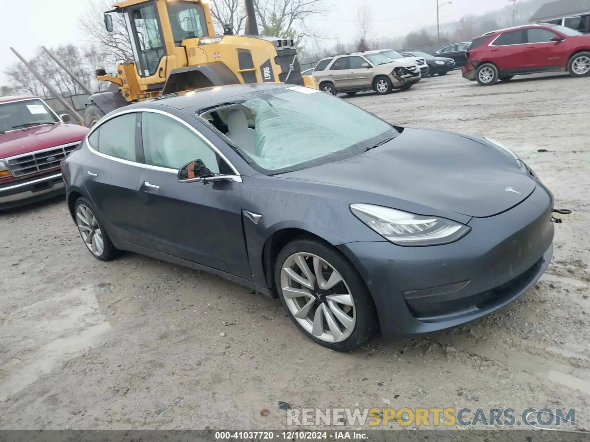 13 fotografías del automóvil dañado 5YJ3E1EB6KF365947 TESLA MODEL 3 2019