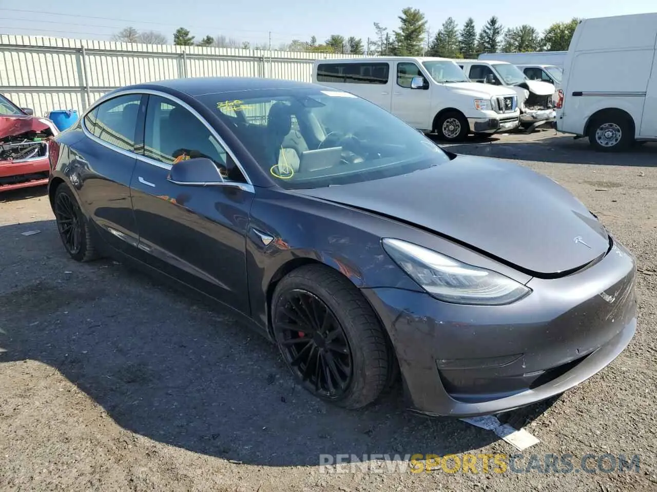 1 fotografías del automóvil dañado 5YJ3E1EB6KF392923 TESLA MODEL 3 2019