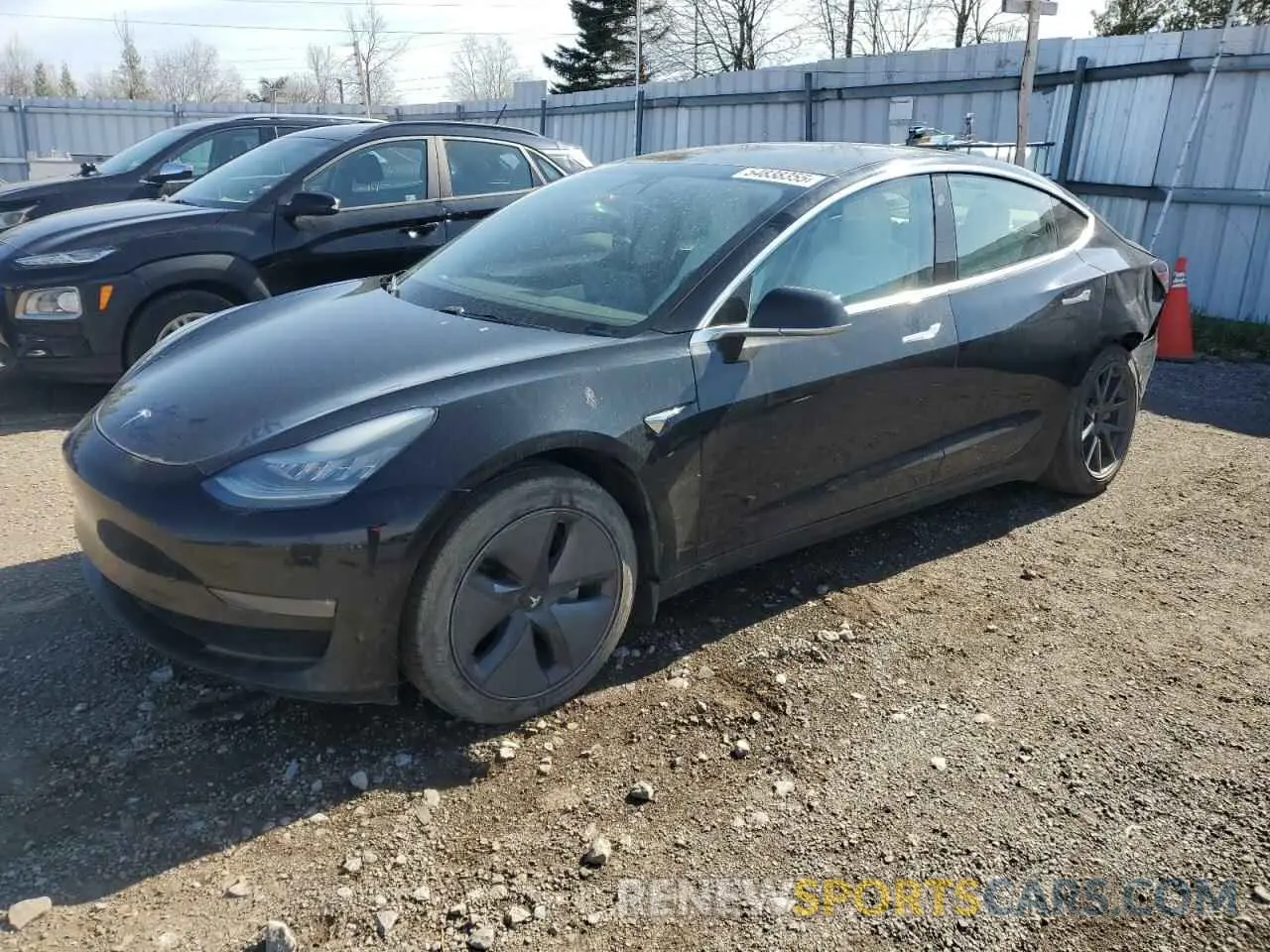 1 fotografías del automóvil dañado 5YJ3E1EB6KF421305 TESLA MODEL 3 2019