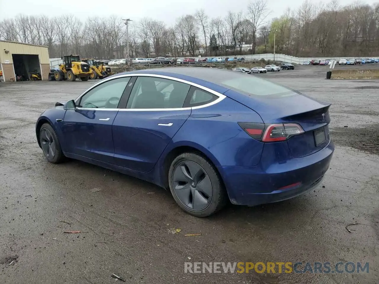 2 fotografías del automóvil dañado 5YJ3E1EB6KF452747 TESLA MODEL 3 2019
