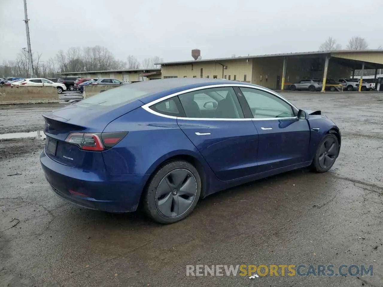 3 fotografías del automóvil dañado 5YJ3E1EB6KF452747 TESLA MODEL 3 2019