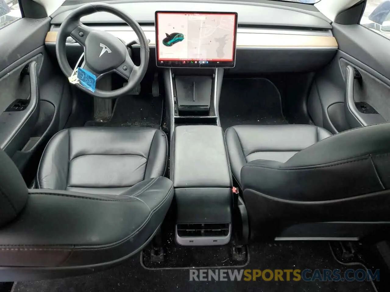 8 fotografías del automóvil dañado 5YJ3E1EB6KF452747 TESLA MODEL 3 2019