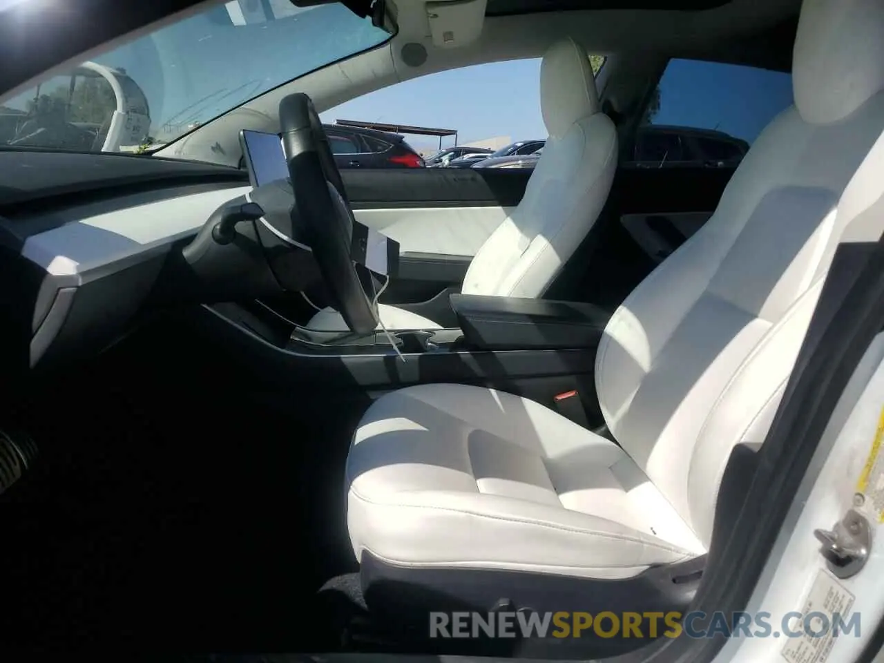 7 fotografías del automóvil dañado 5YJ3E1EB6KF454997 TESLA MODEL 3 2019