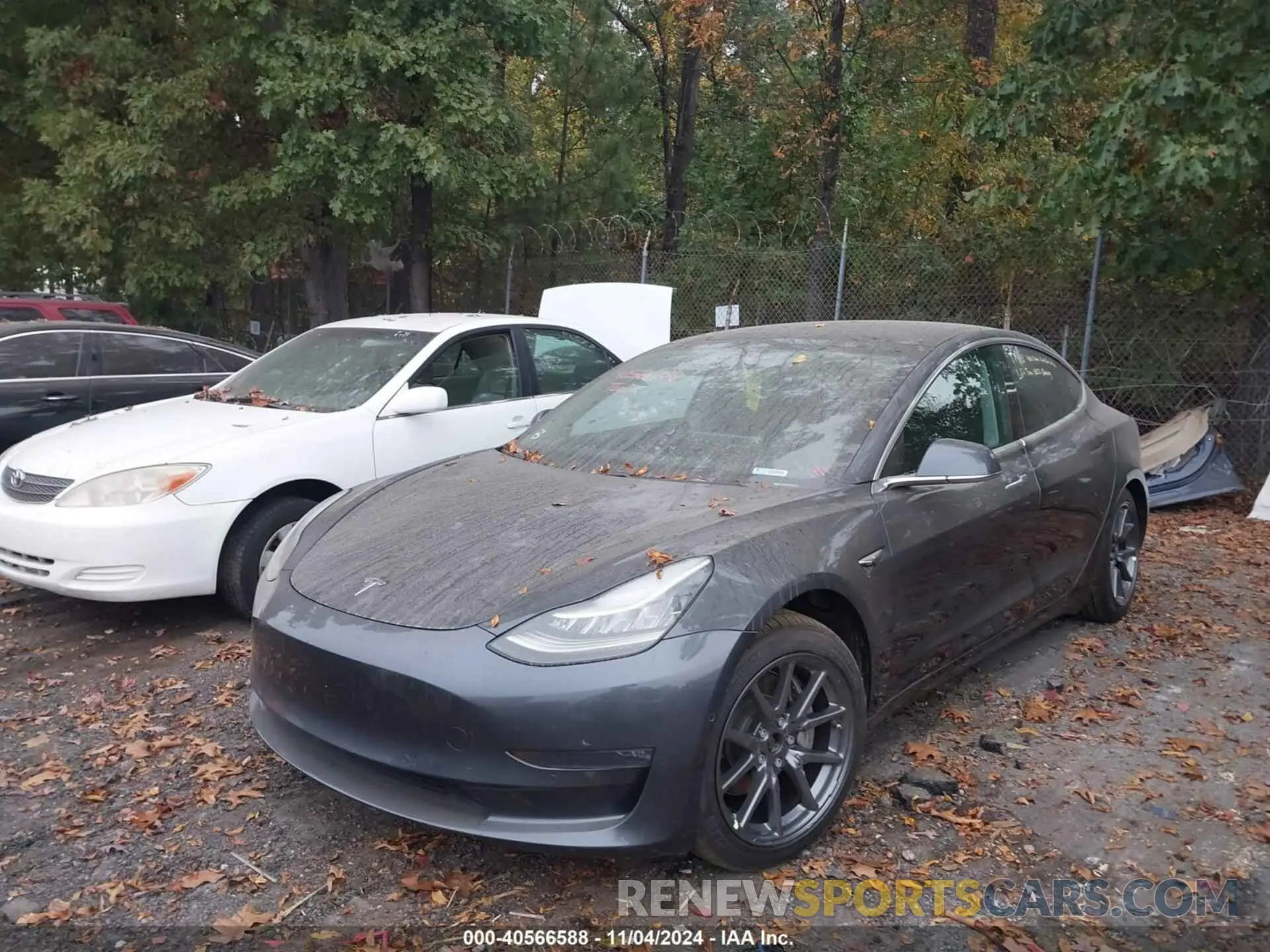 2 fotografías del automóvil dañado 5YJ3E1EB6KF520741 TESLA MODEL 3 2019
