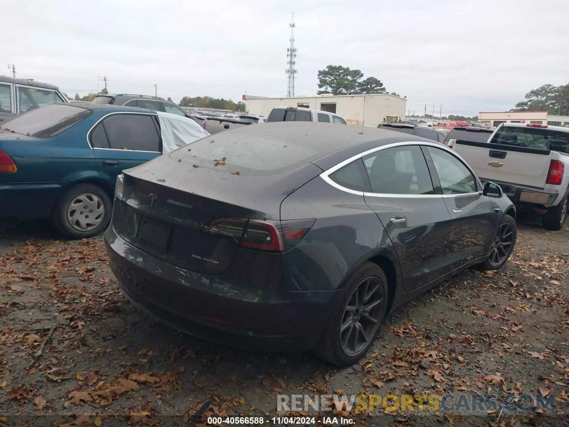 4 fotografías del automóvil dañado 5YJ3E1EB6KF520741 TESLA MODEL 3 2019