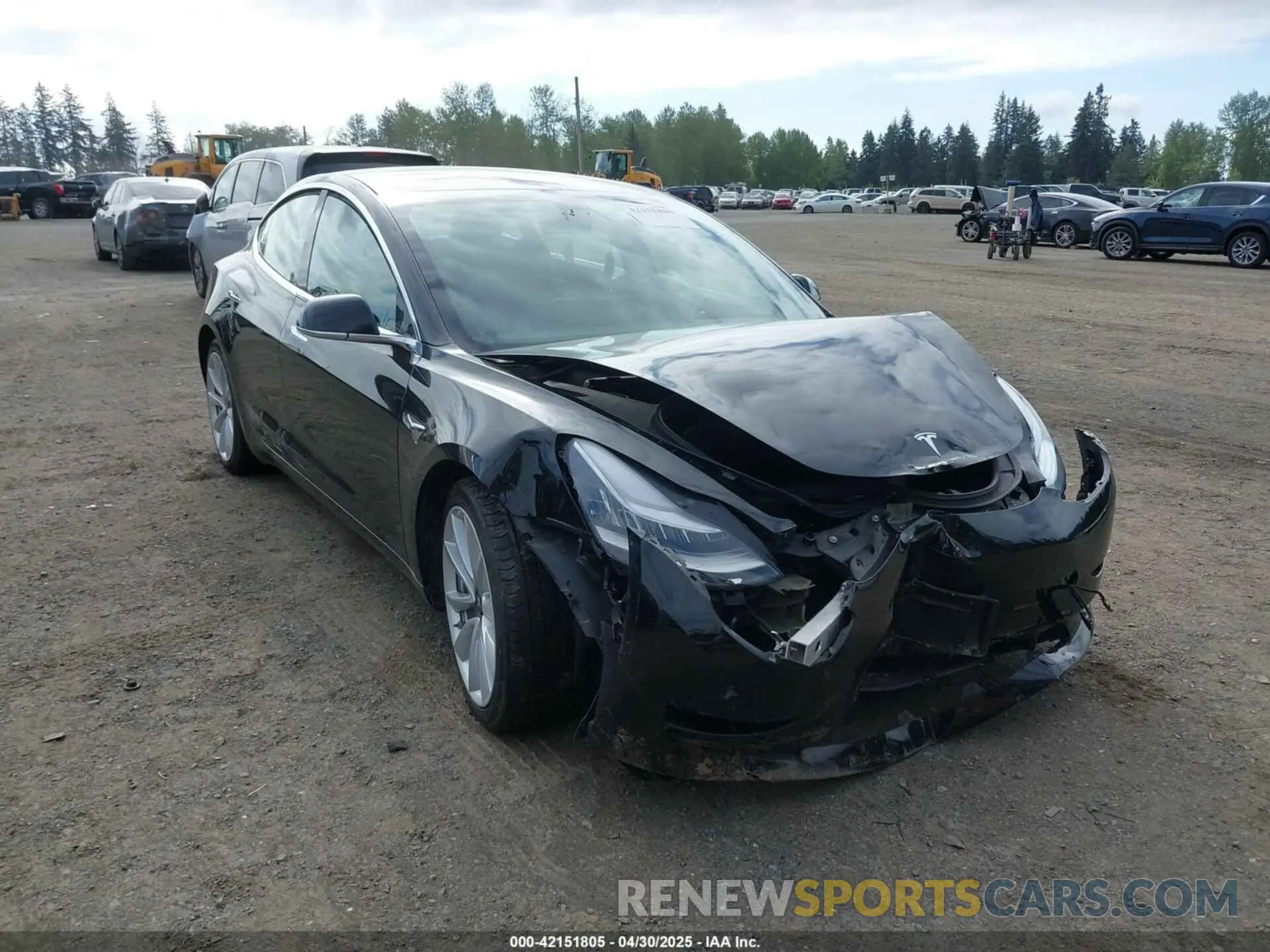 1 fotografías del automóvil dañado 5YJ3E1EB7KF191872 TESLA MODEL 3 2019