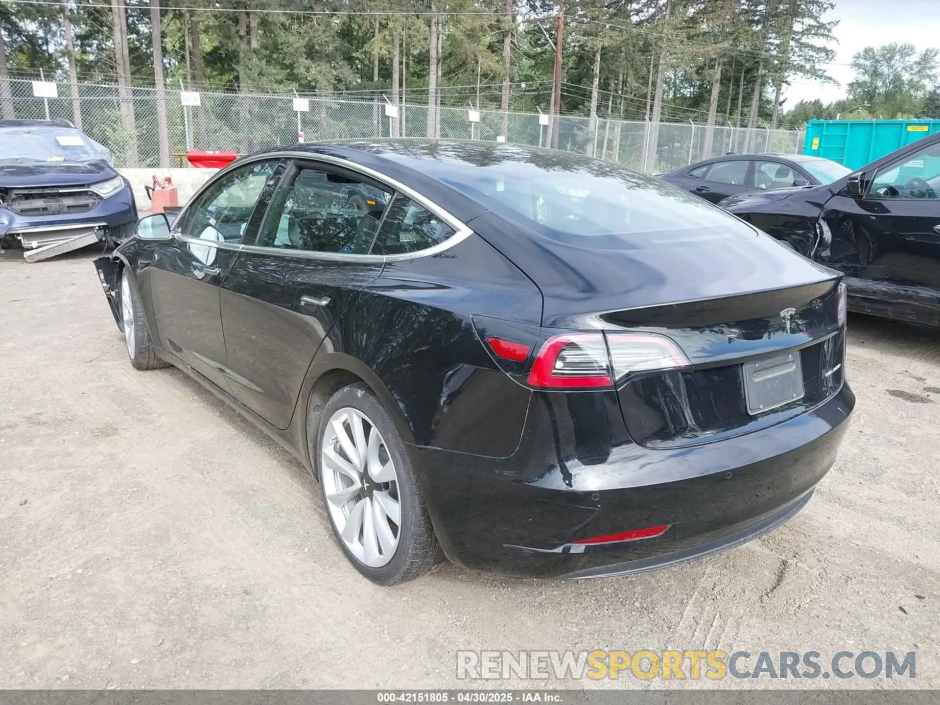3 fotografías del automóvil dañado 5YJ3E1EB7KF191872 TESLA MODEL 3 2019