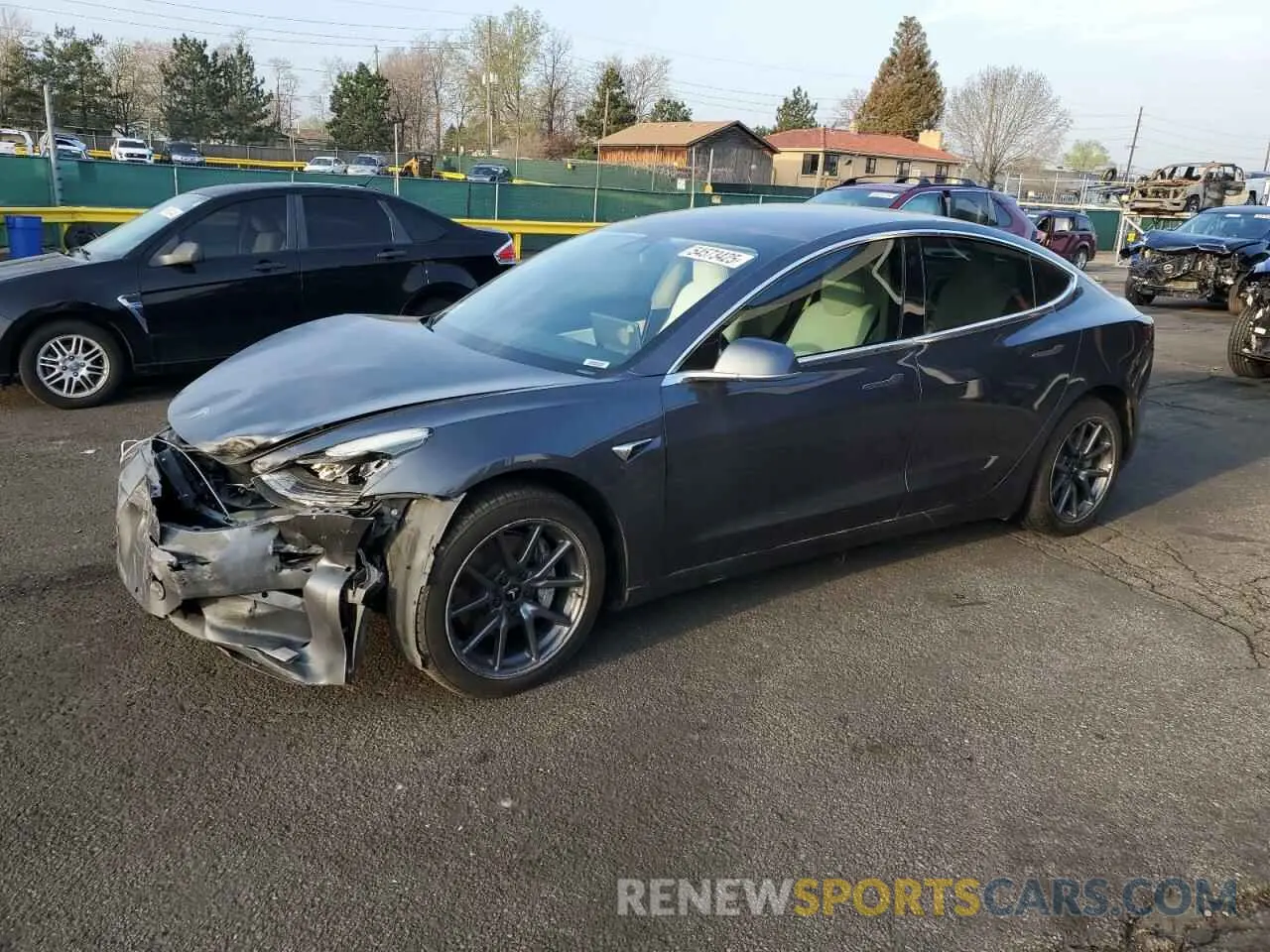 1 fotografías del automóvil dañado 5YJ3E1EB7KF192259 TESLA MODEL 3 2019