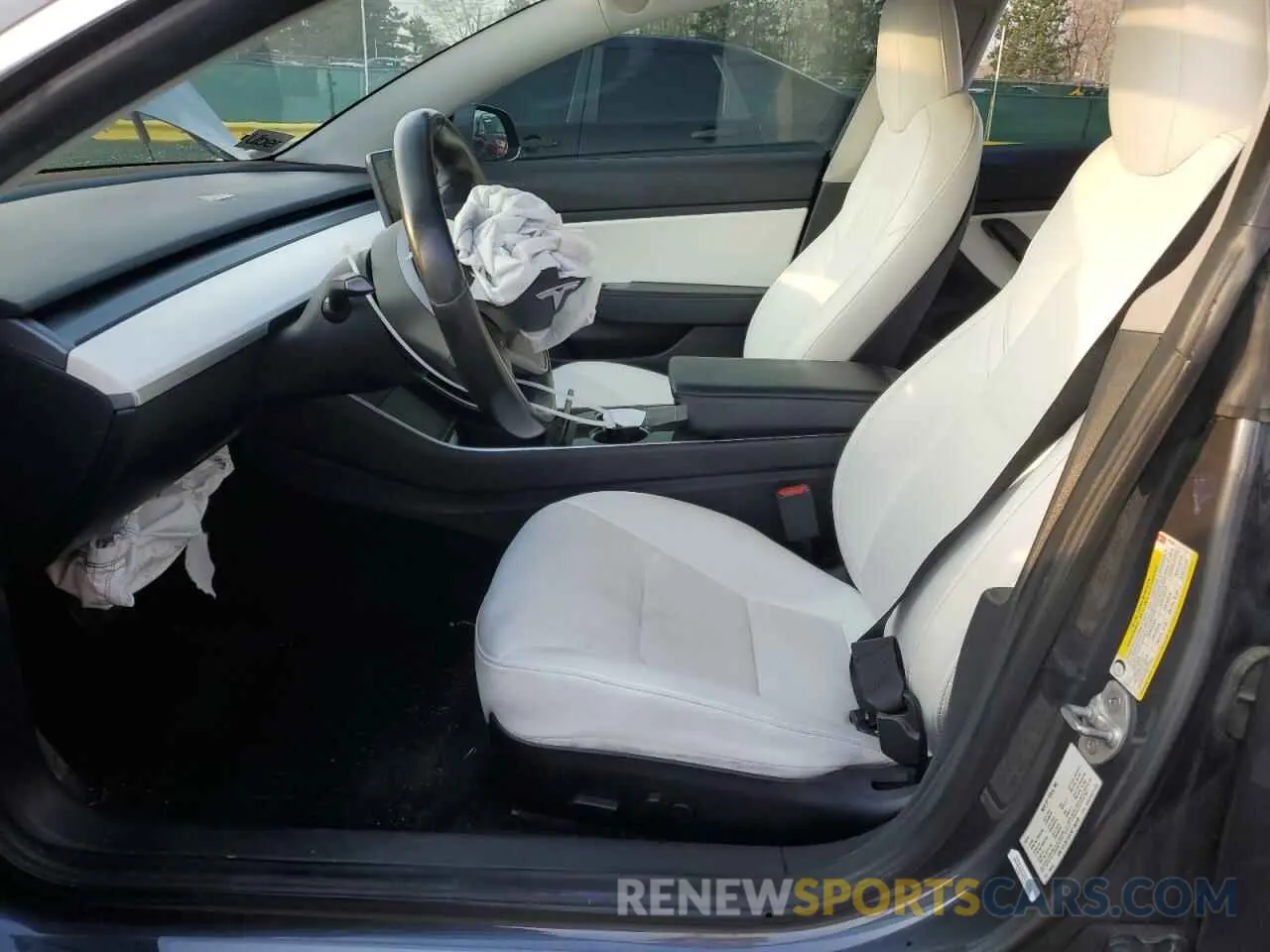 7 fotografías del automóvil dañado 5YJ3E1EB7KF192259 TESLA MODEL 3 2019