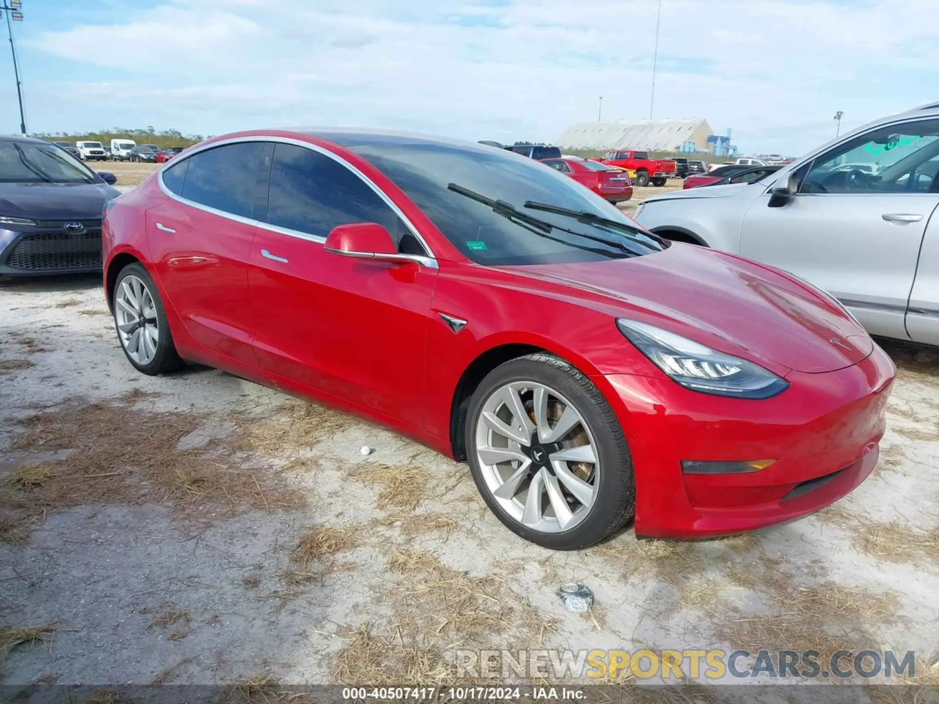1 fotografías del automóvil dañado 5YJ3E1EB7KF194660 TESLA MODEL 3 2019