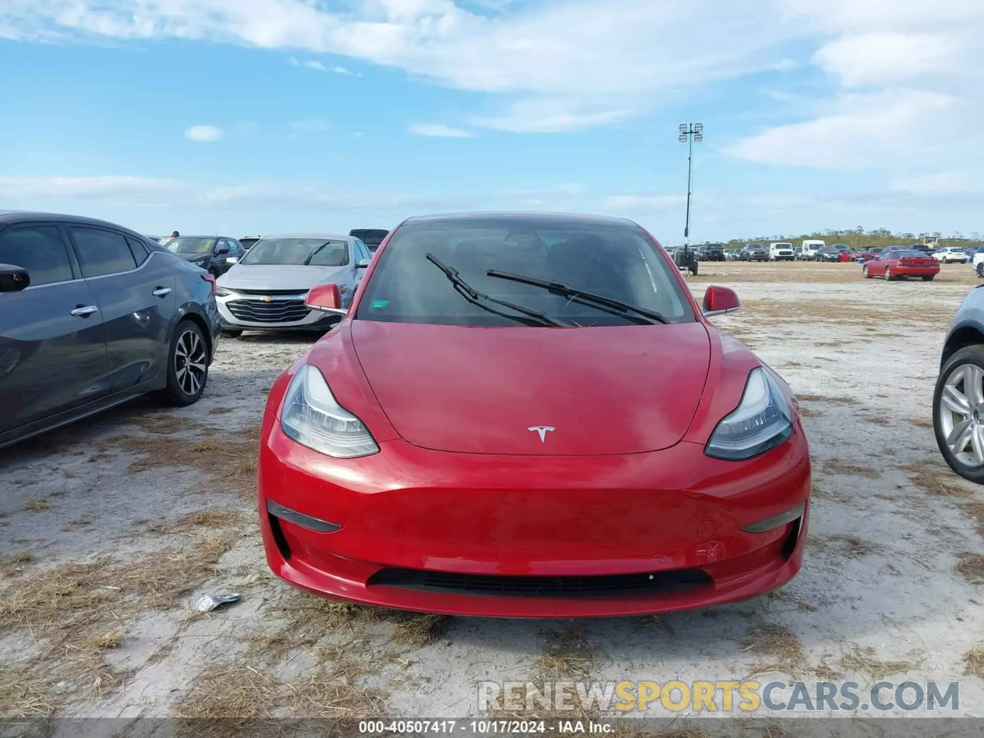 11 fotografías del automóvil dañado 5YJ3E1EB7KF194660 TESLA MODEL 3 2019