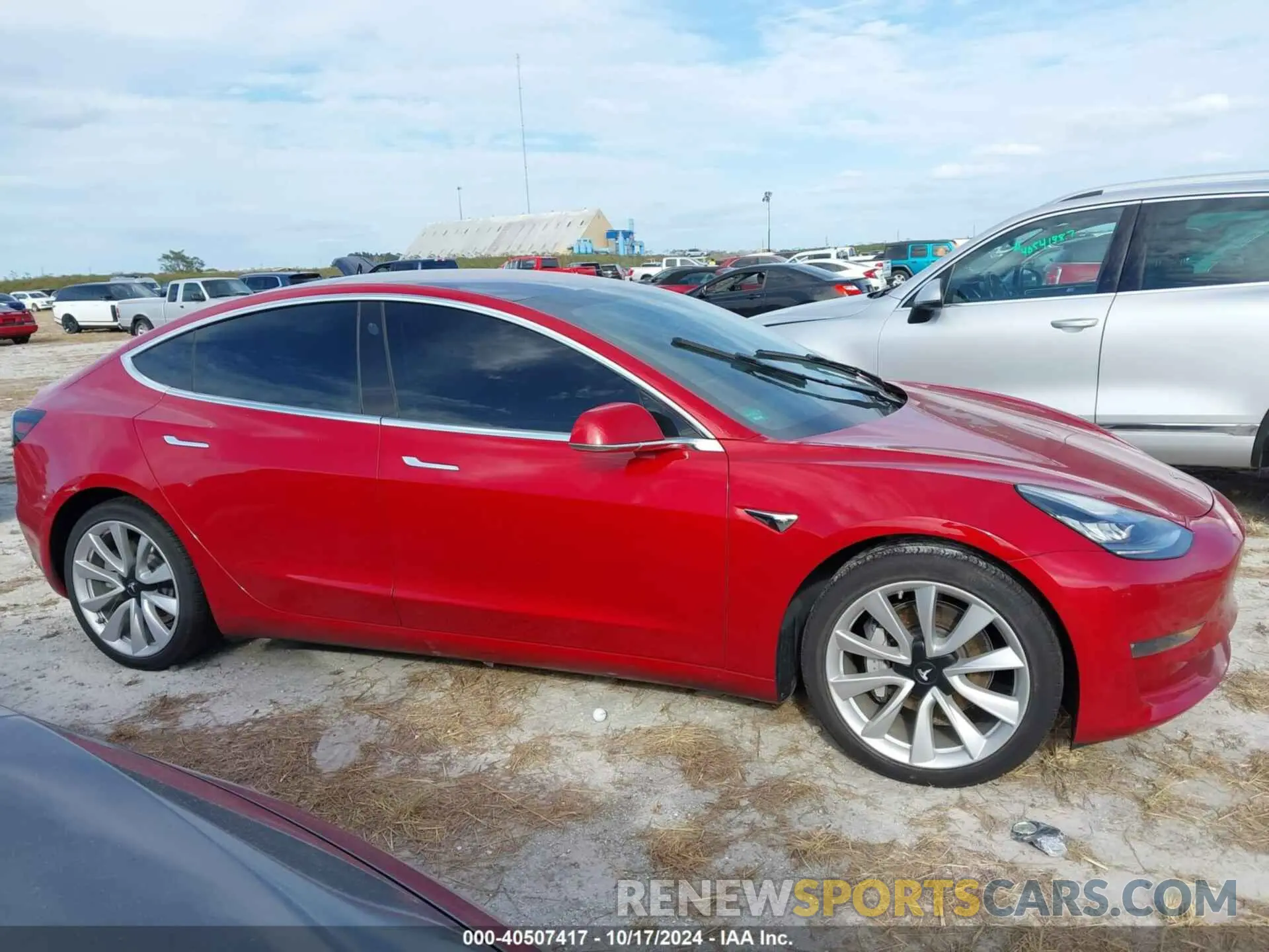 12 fotografías del automóvil dañado 5YJ3E1EB7KF194660 TESLA MODEL 3 2019