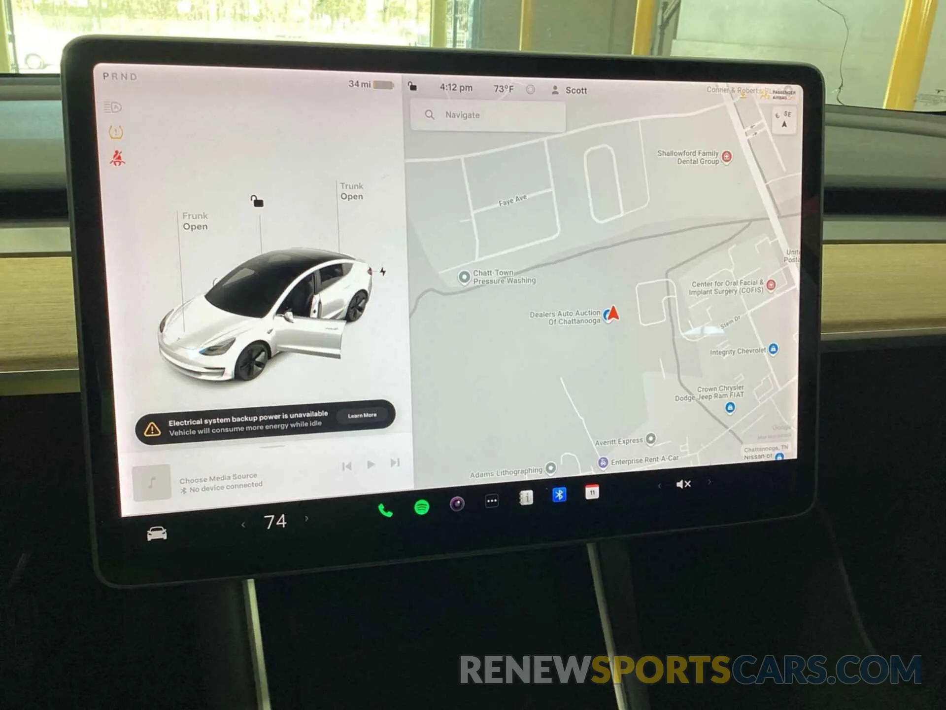 18 fotografías del automóvil dañado 5YJ3E1EB7KF199048 TESLA MODEL 3 2019