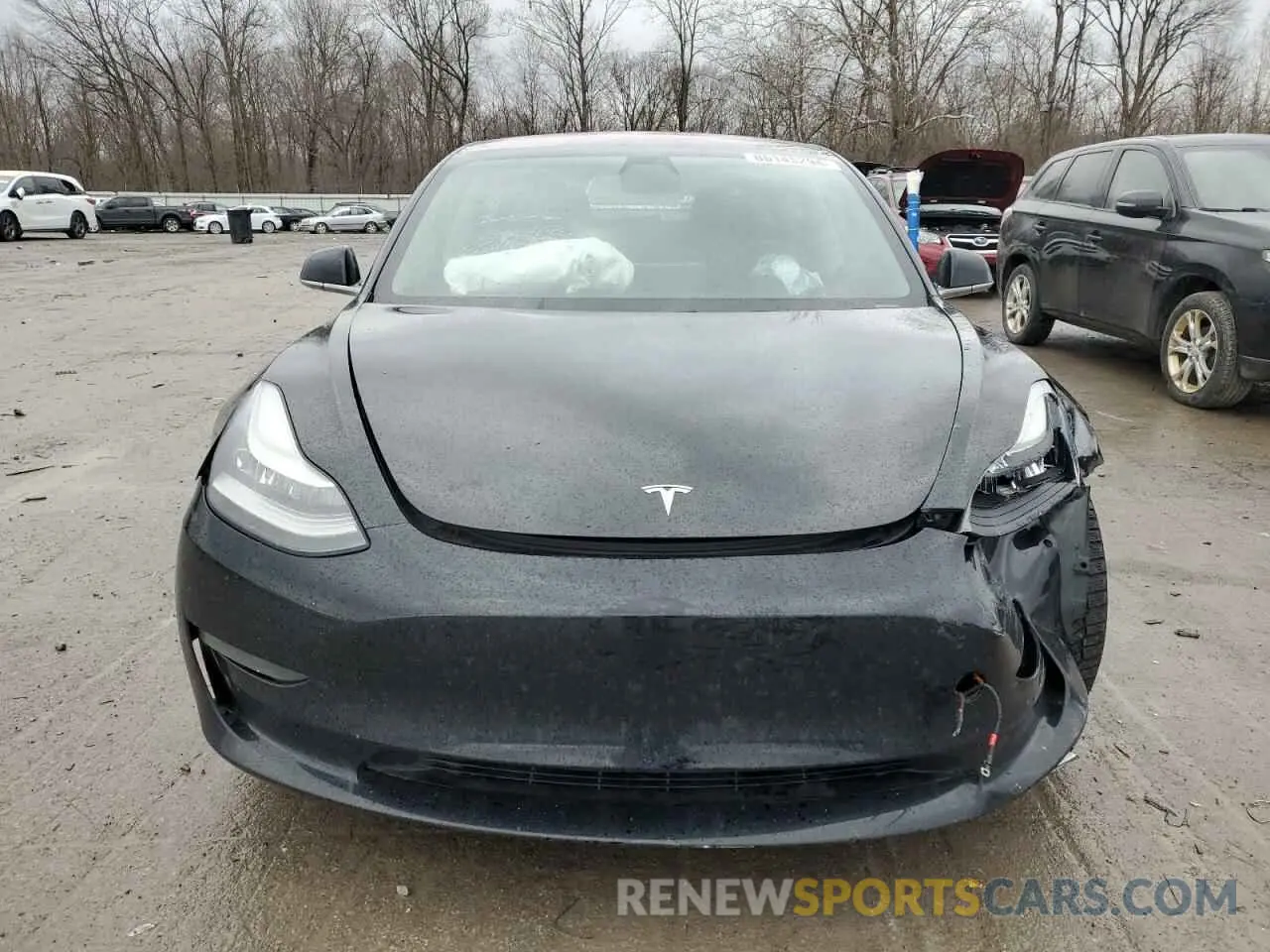 5 fotografías del automóvil dañado 5YJ3E1EB7KF199051 TESLA MODEL 3 2019